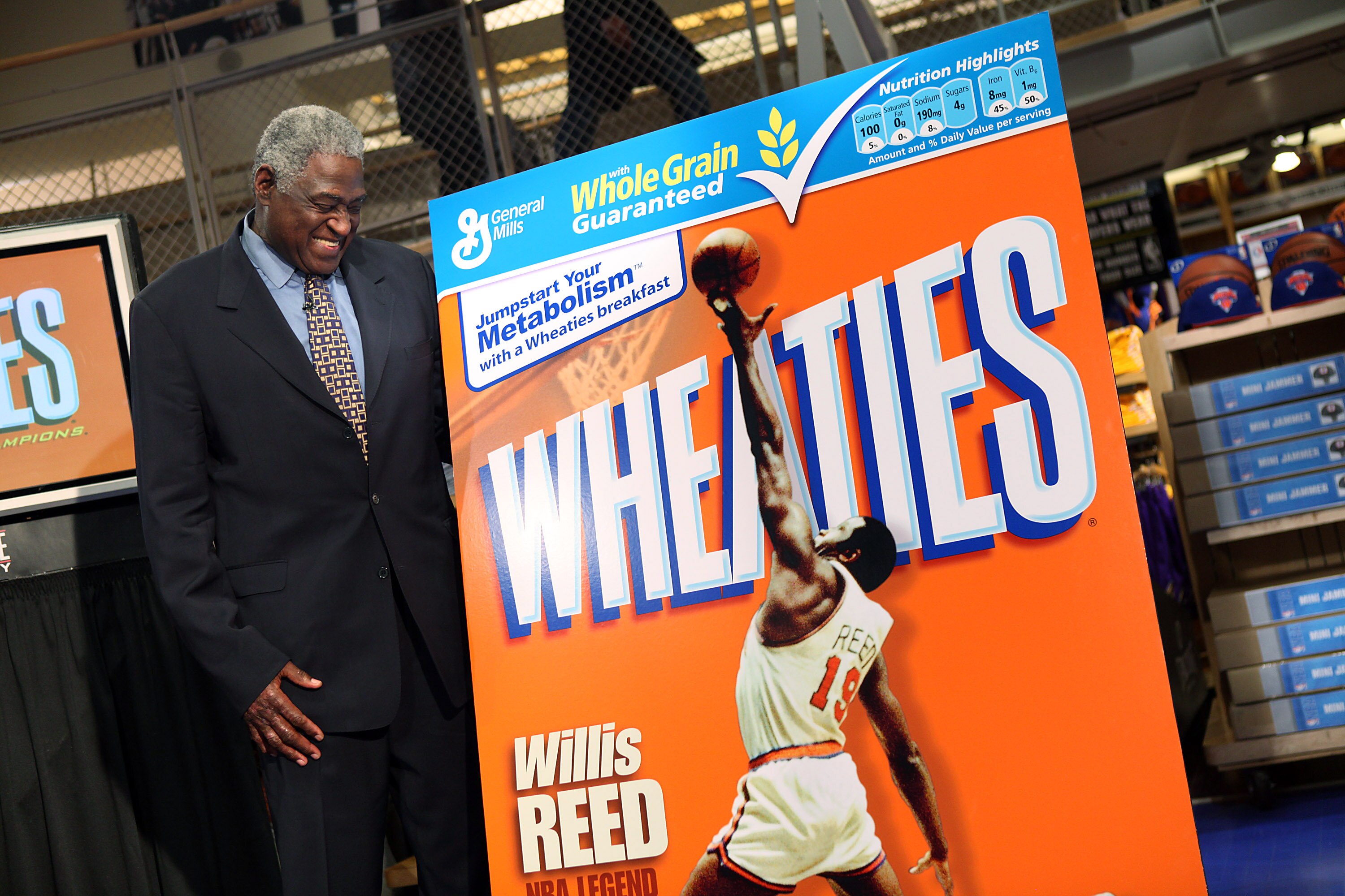 NEW YORK - FEBRUARY 04:  NBA legend Willis Reed attends the unveiling of the special-edition Wheaties box at the NBA Store on February 4, 2009 in New York City.  (Photo by Scott Gries/Getty Images)
