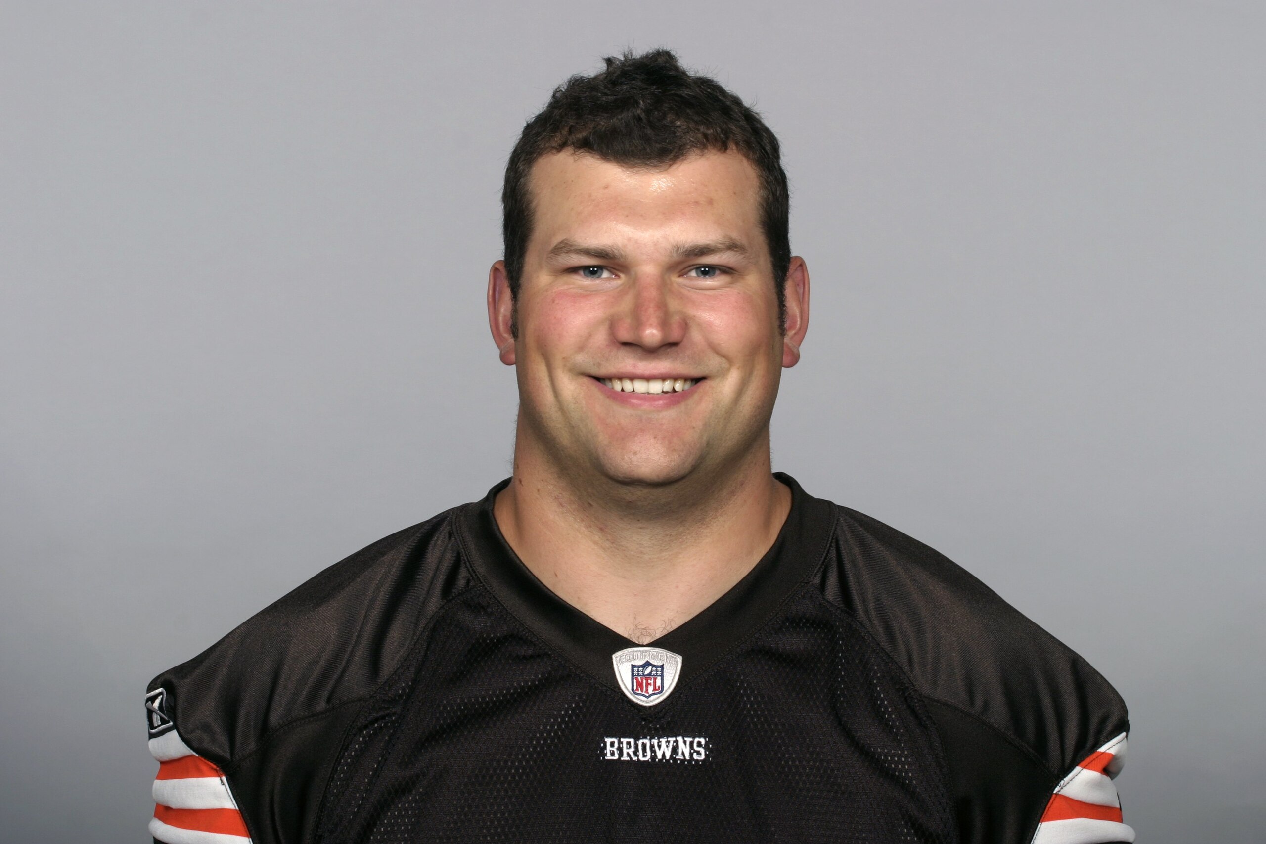 CLEVELAND - 2009: Joe Thomas of the Cleveland Browns poses for his 2009 NFL headshot at photo day in Cleveland, Ohio. (Photo by NFL Photos) CLEVELAND - 2009: Joe Thomas of the Cleveland Browns poses for his 2009 NFL headshot at photo day in Cleveland, Ohio. (Photo by NFL Photos)