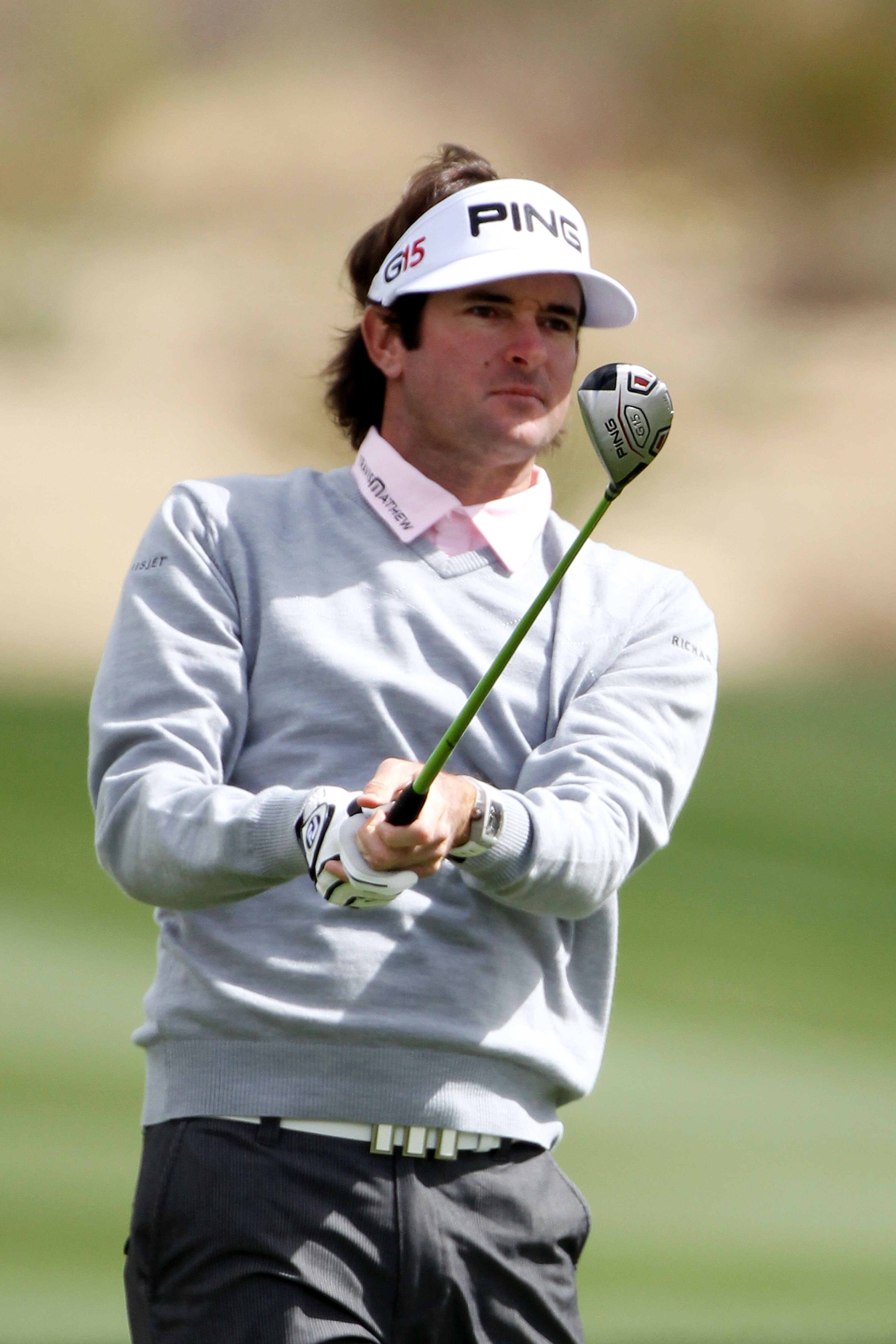MARANA, AZ - FEBRUARY 27:  Bubba Watson hits an approach shot on the second hole during the final round of the Accenture Match Play Championship at the Ritz-Carlton Golf Club on February 27, 2011 in Marana, Arizona.  (Photo by Andy Lyons/Getty Images)