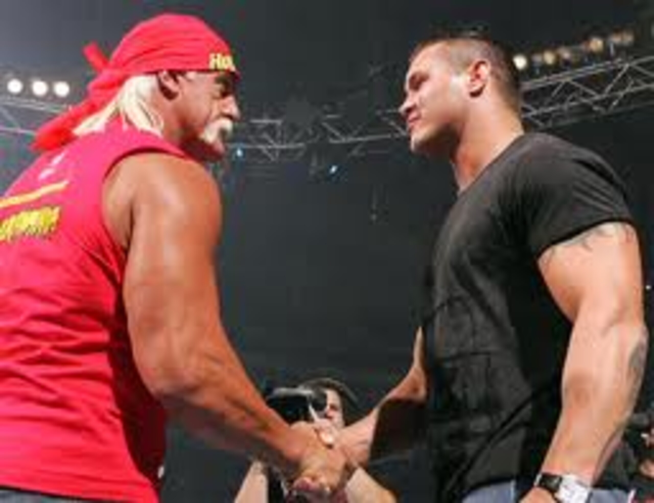 Randy Orton and Hulk Hogan in 2006