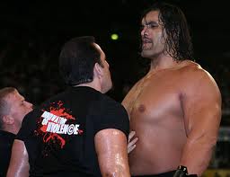The Great Khali with Tommy Dreamer