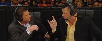 Josh Matthews and Michael Cole
