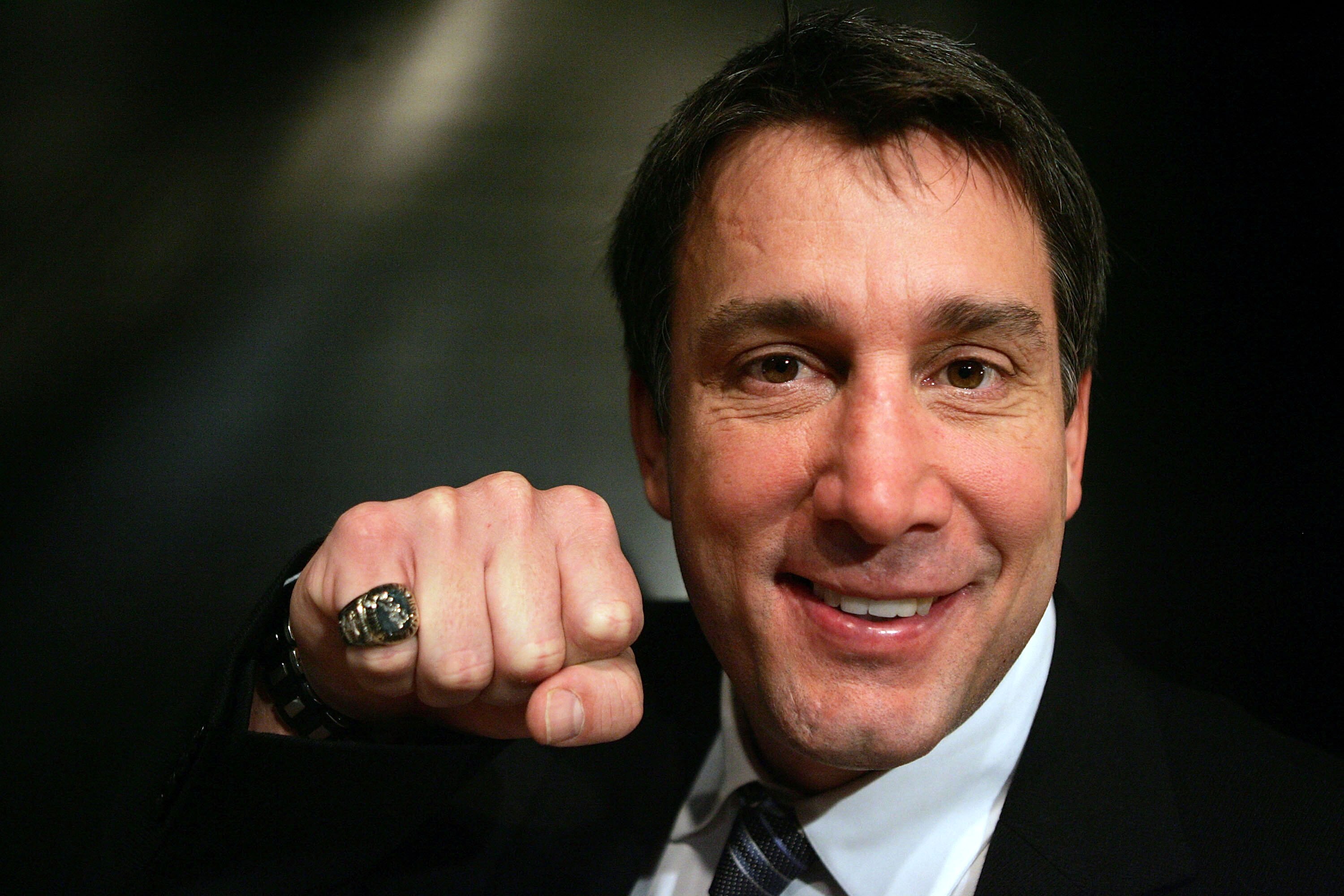 TORONTO - NOVEMBER 7:  Cam Neely, the newest inductee into the Hockey Hall of Fame, at his induction photo opportunity on November 7, 2005 in Toronto, Ontario, Canada.  (Photo by Bruce Bennett/Getty Images)