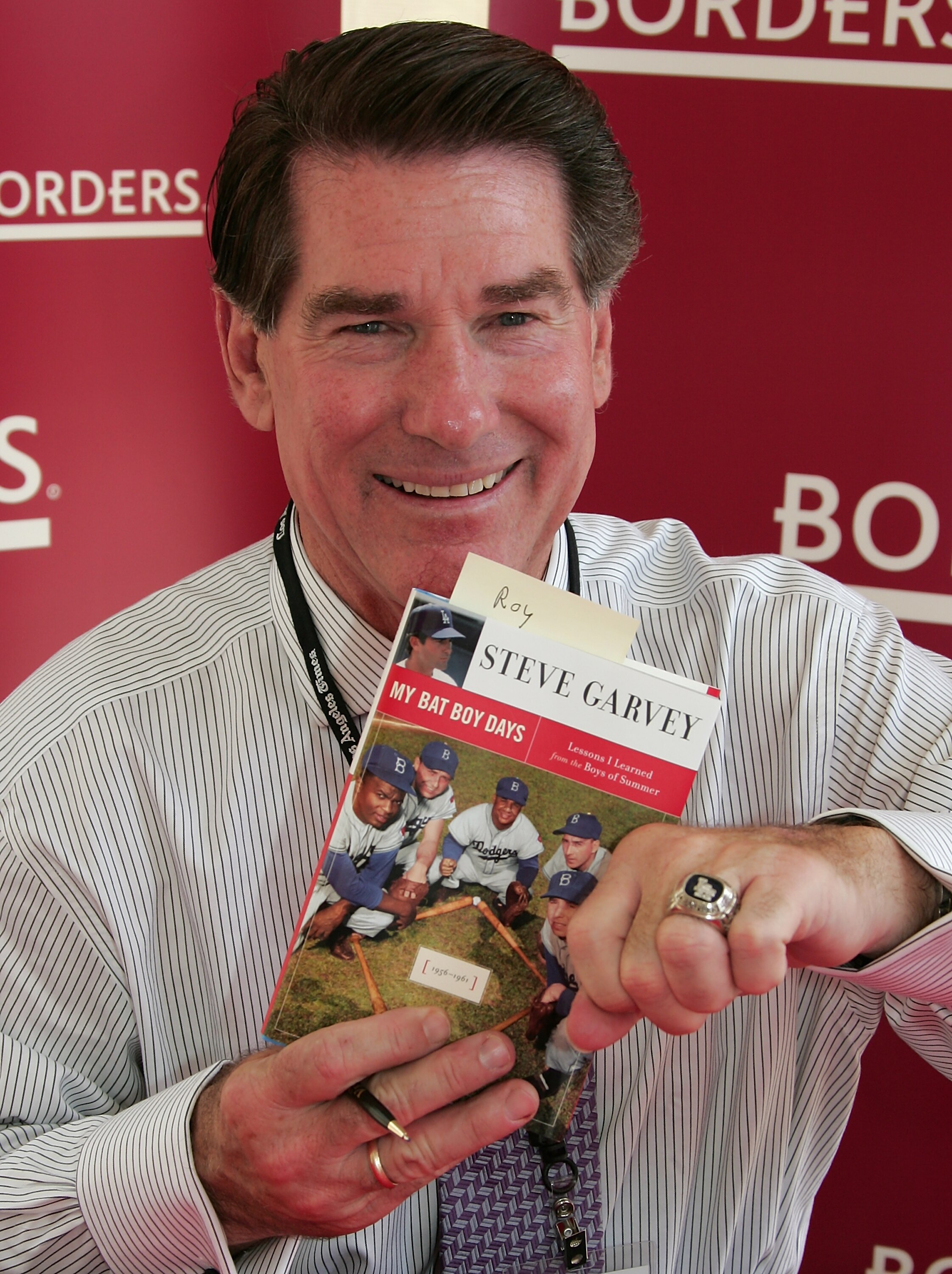 LOS ANGELES, CA - APRIL 27:  Former professional baseball player Steve Garvey attends the 13th annual Los Angeles Times Festival of Books at UCLA on April 27, 2008 in Los Angeles, California.  (Photo by David Livingston/Getty Images)