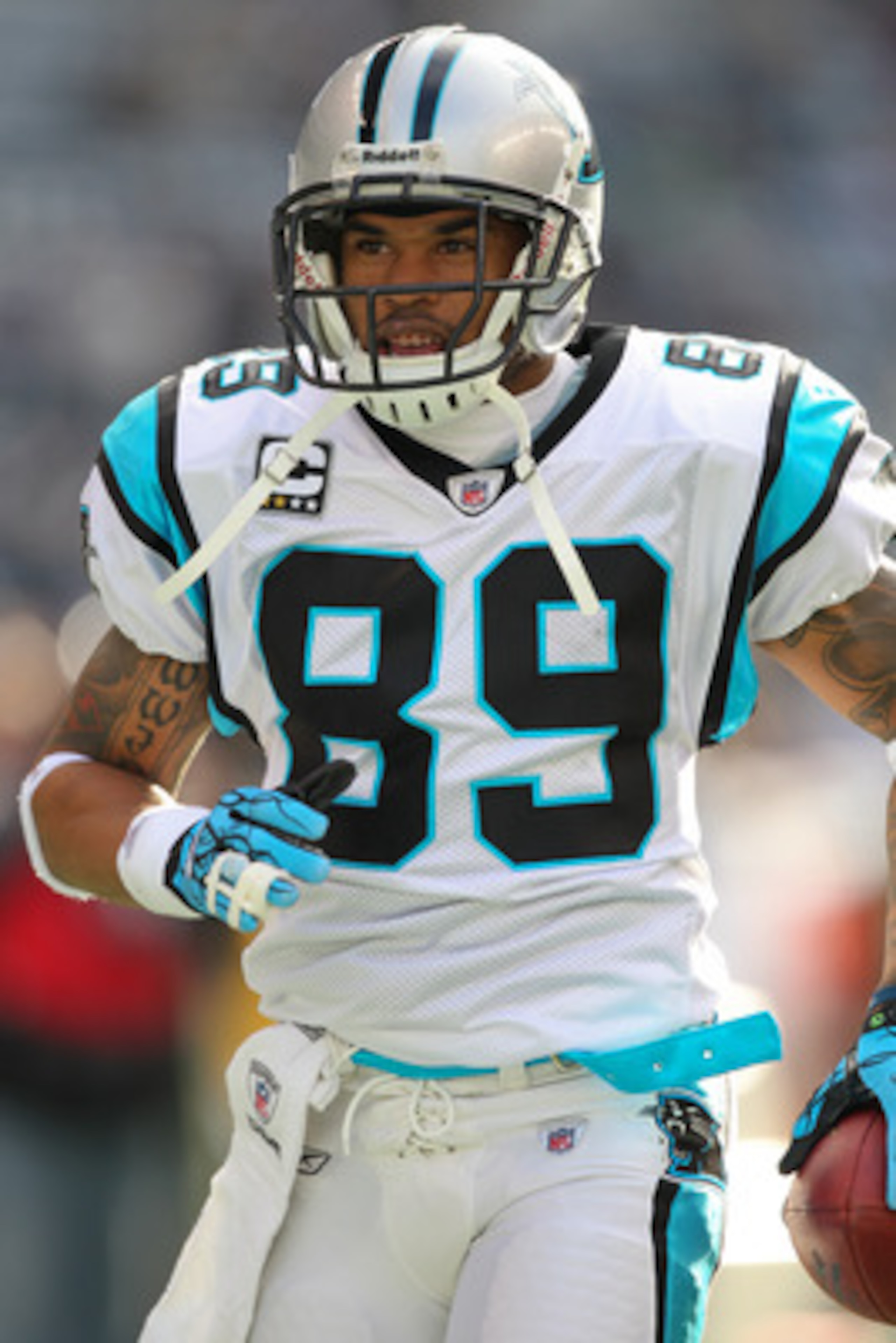 SEATTLE - DECEMBER 05: Wide receiver Steve Smith #89 of the Carolina Panthers looks on during warmups prior to the game against the Seattle Seahawks at Qwest Field on December 5, 2010 in Seattle, Washington. The Seahawks won, 31-14. (Photo by Otto Greule SEATTLE - DECEMBER 05: Wide receiver Steve Smith #89 of the Carolina Panthers looks on during warmups prior to the game against the Seattle Seahawks at Qwest Field on December 5, 2010 in Seattle, Washington. The Seahawks won, 31-14. (Photo by Otto Greule
