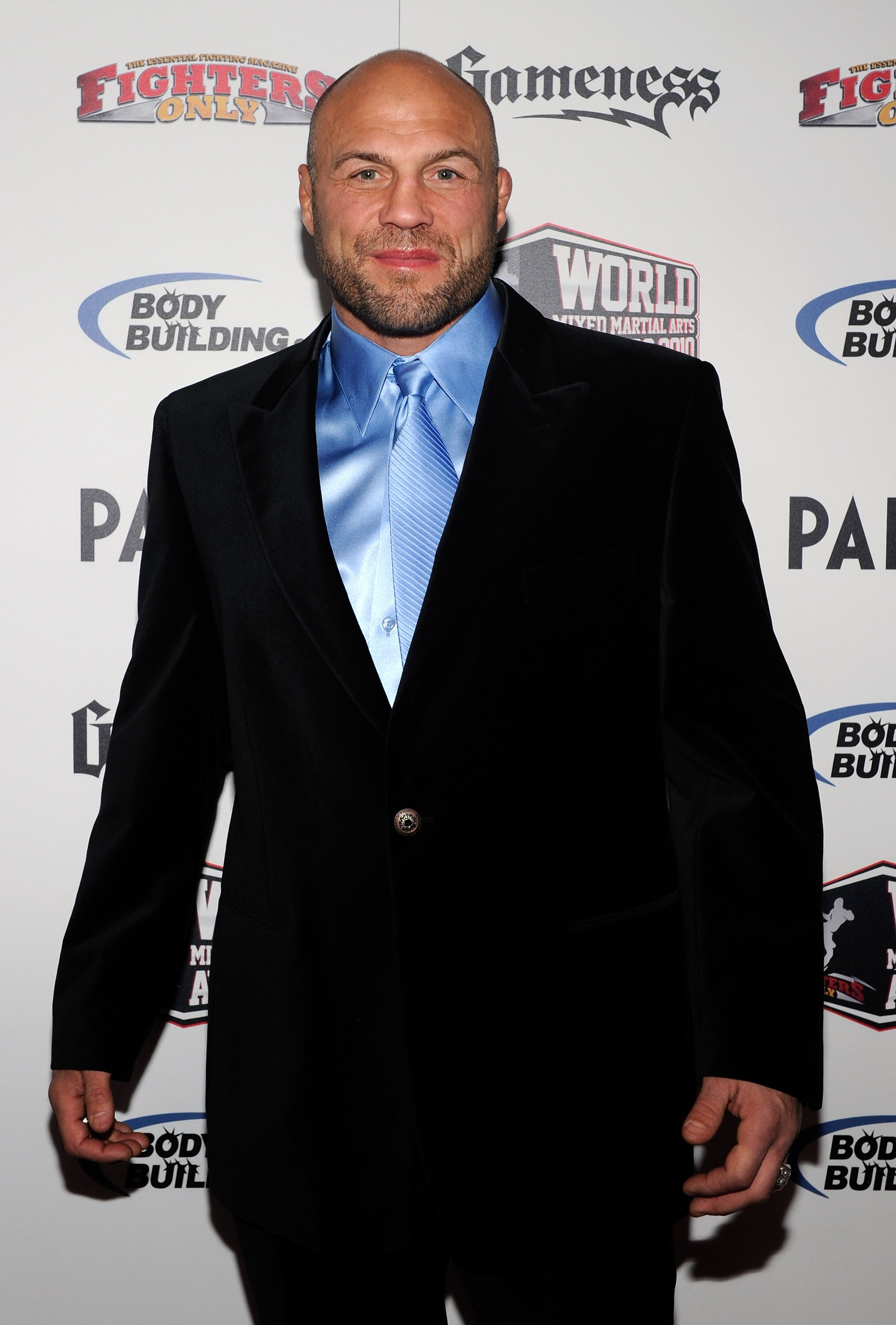 LAS VEGAS, NV - DECEMBER 01:  Mixed martial artist and actor Randy Couture arrives at the third annual Fighters Only World Mixed Martial Arts Awards 2010 at the Palms Casino Resort December 1, 2010 in Las Vegas, Nevada.  (Photo by Ethan Miller/Getty Image