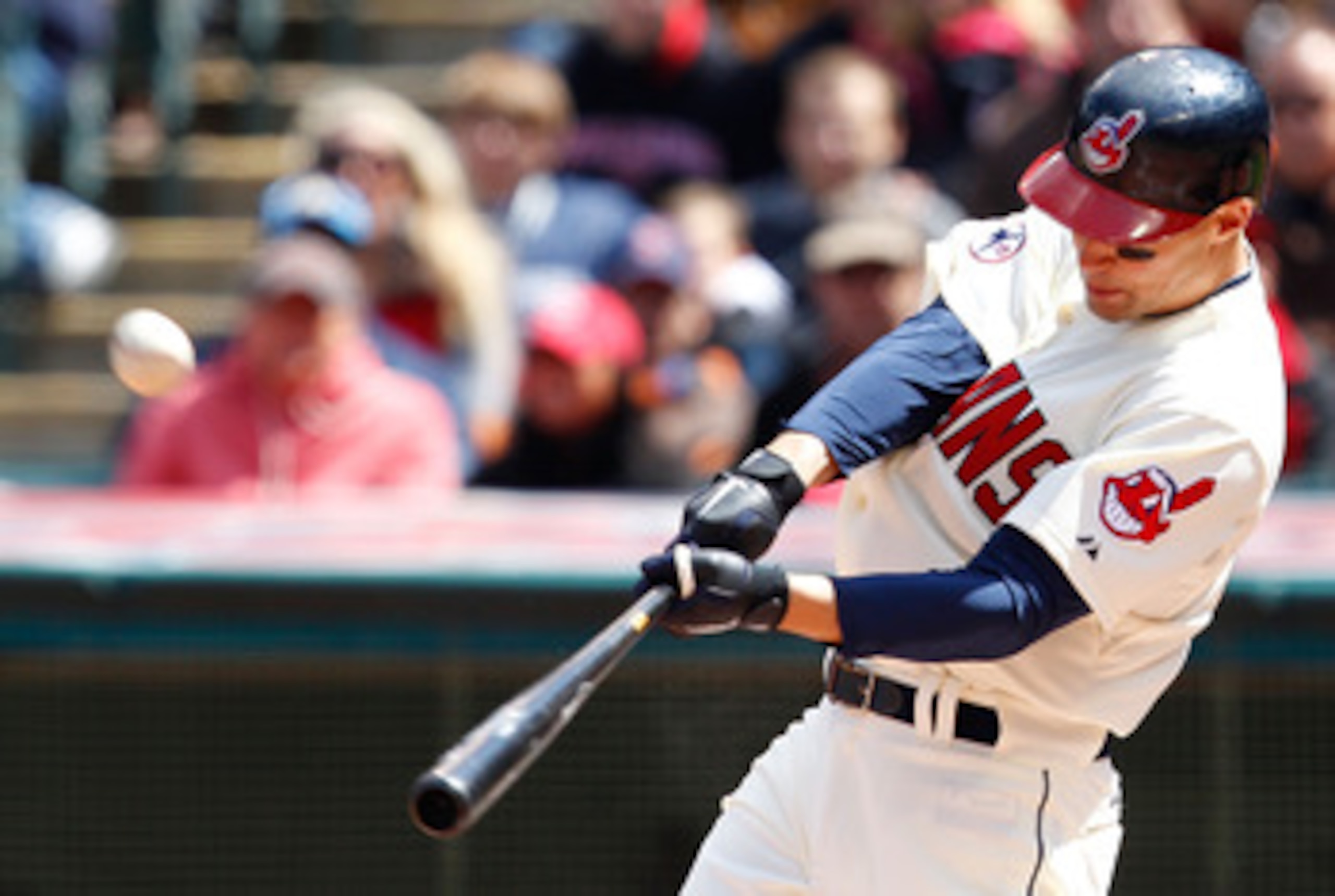 CLEVELAND - APRIL 17: Grady Sizemore #24 of the Cleveland Indians hits a solo home run against the Baltimore Orioles during the game on April 17, 2011 at Progressive Field in Cleveland, Ohio. (Photo by Jared Wickerham/Getty Images) CLEVELAND - APRIL 17: Grady Sizemore #24 of the Cleveland Indians hits a solo home run against the Baltimore Orioles during the game on April 17, 2011 at Progressive Field in Cleveland, Ohio. (Photo by Jared Wickerham/Getty Images)