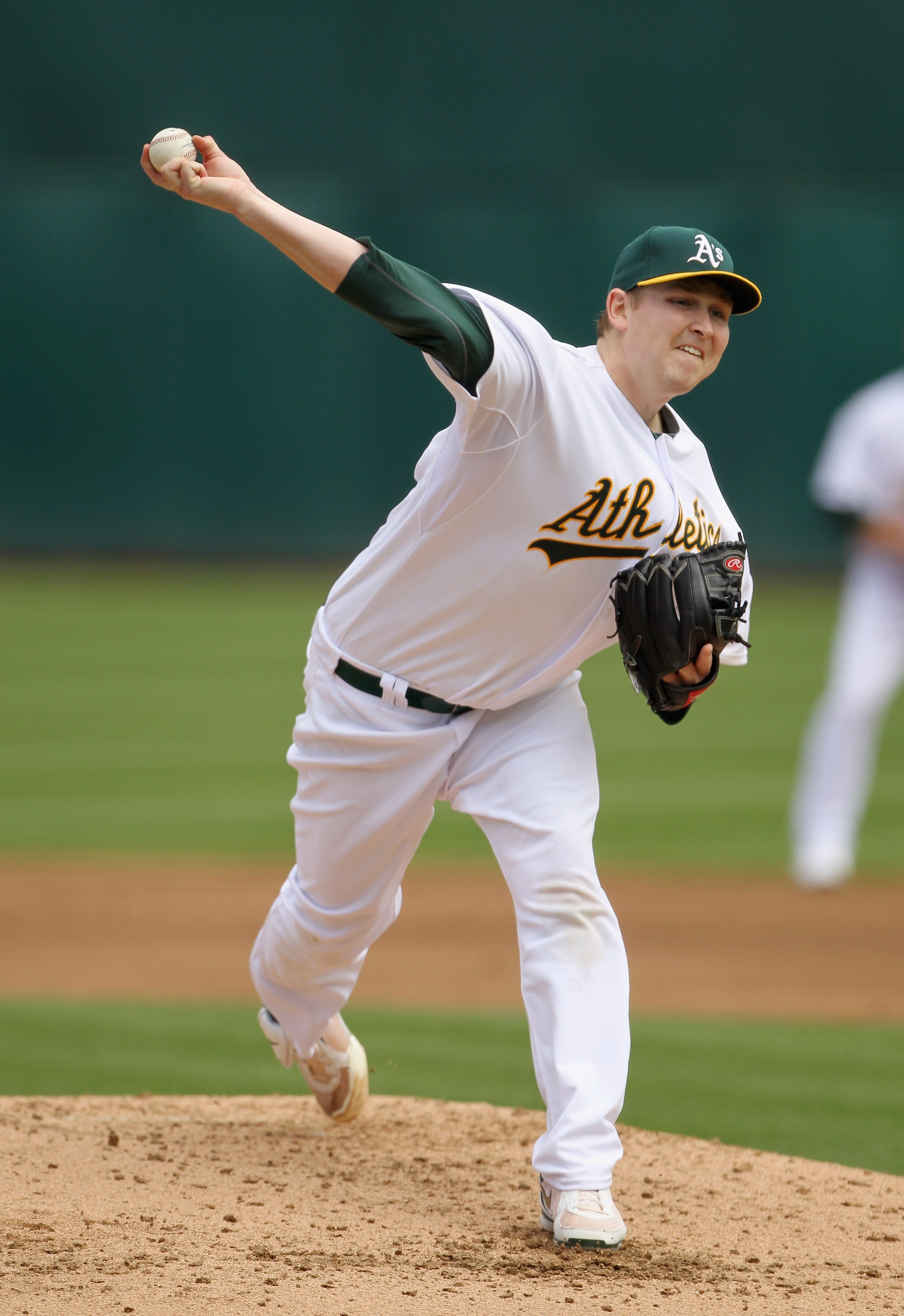 OAKLAND, CA - APRIL 17:  Trevor Cahill #53 of the Oakland Athletics picthes against the Detroit Tigers at Oakland-Alameda County Coliseum on April 17, 2011 in Oakland, California.  (Photo by Ezra Shaw/Getty Images)