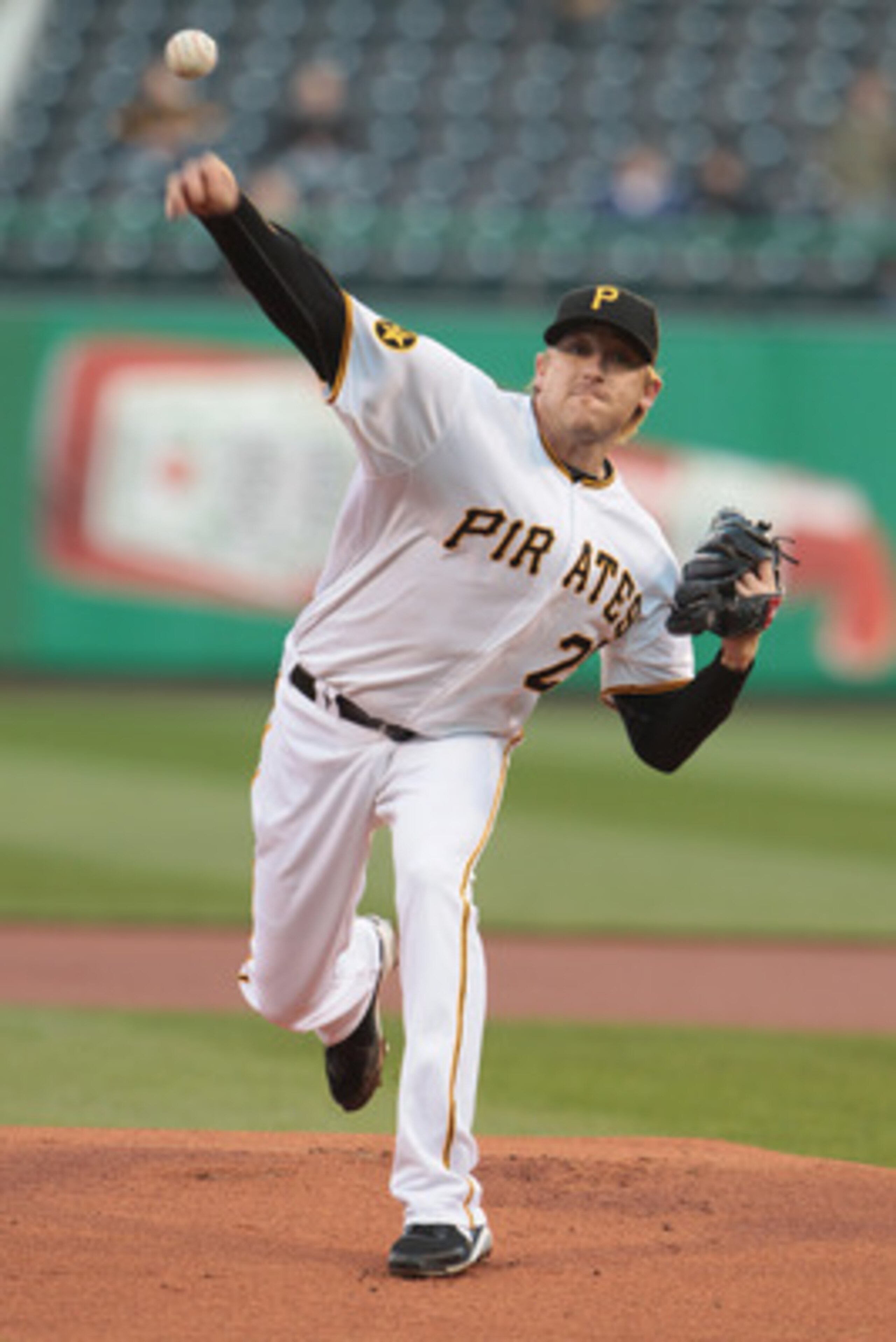 PITTSBURGH, PA - APRIL 13:  Kevin Correia #29 of the Pittsburgh Pirates throws a pitch before the start of their game against the Milwaukee Brewers at PNC Park on April 13, 2011 in Pittsburgh, Pennsylvania.  (Photo by Scott Halleran/Getty Images)