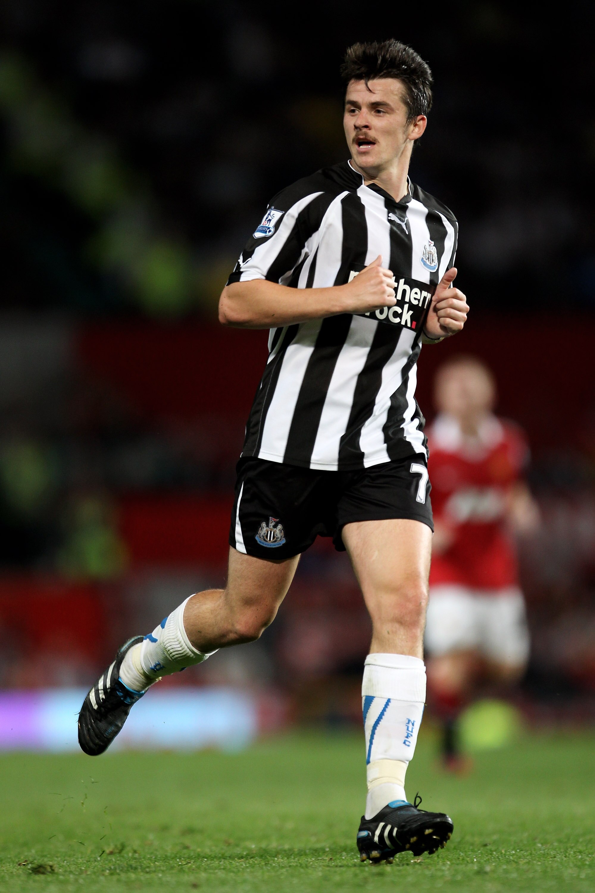 MANCHESTER, ENGLAND - AUGUST 16:   Joey Barton of Newcastle United in action during the Barclays Premier League match between Manchester United and Newcastle United at Old Trafford on August 16, 2010 in Manchester, England. (Photo by Alex Livesey/Getty Im