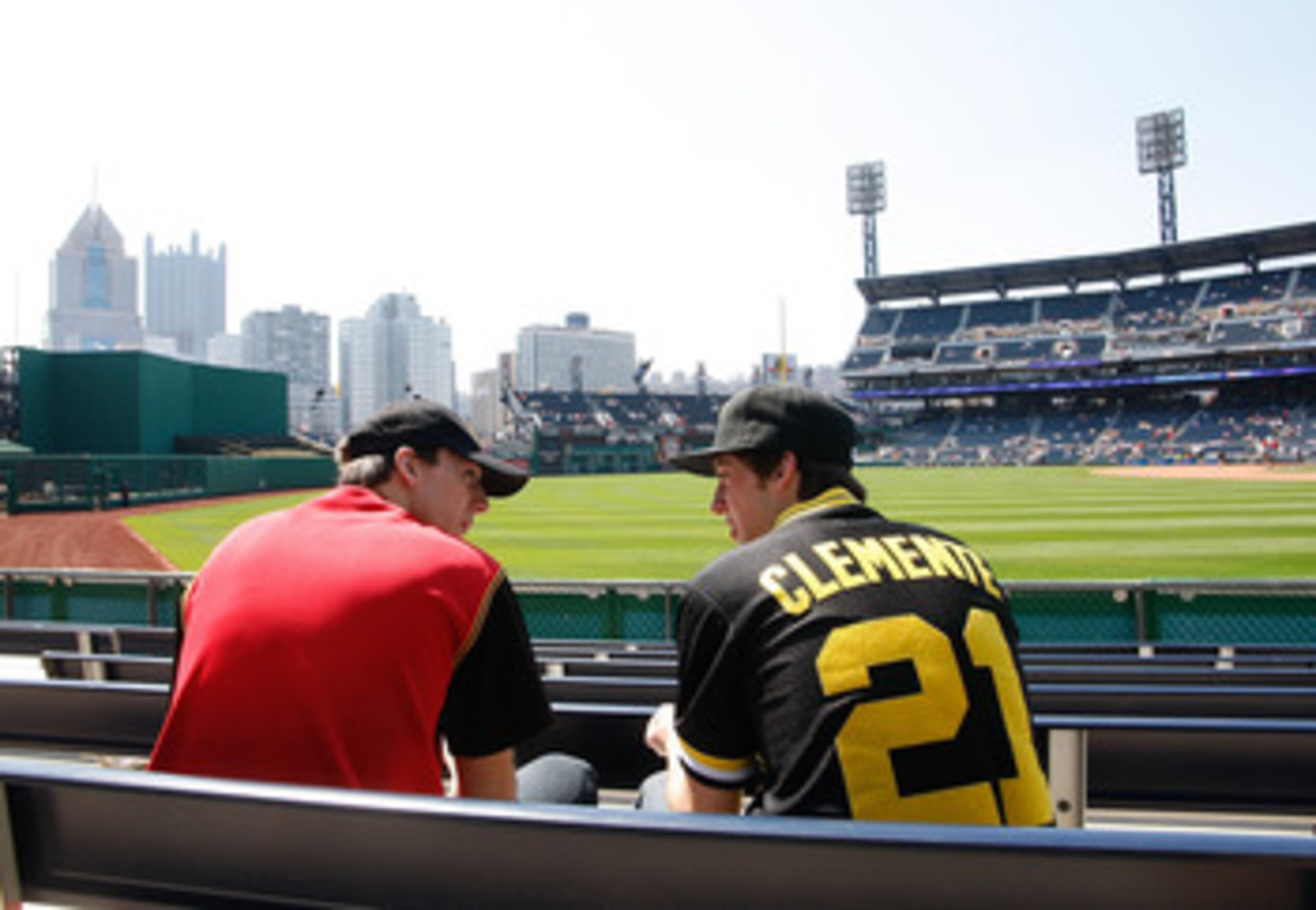 PITTSBURGH - APRIL 07:  Fans sit in the outfield bleachers prior to the Opening Day game between the Pittsburgh Pirates and the Colorado Rockies on April 7, 2011 at PNC Park in Pittsburgh, Pennsylvania.  (Photo by Jared Wickerham/Getty Images)