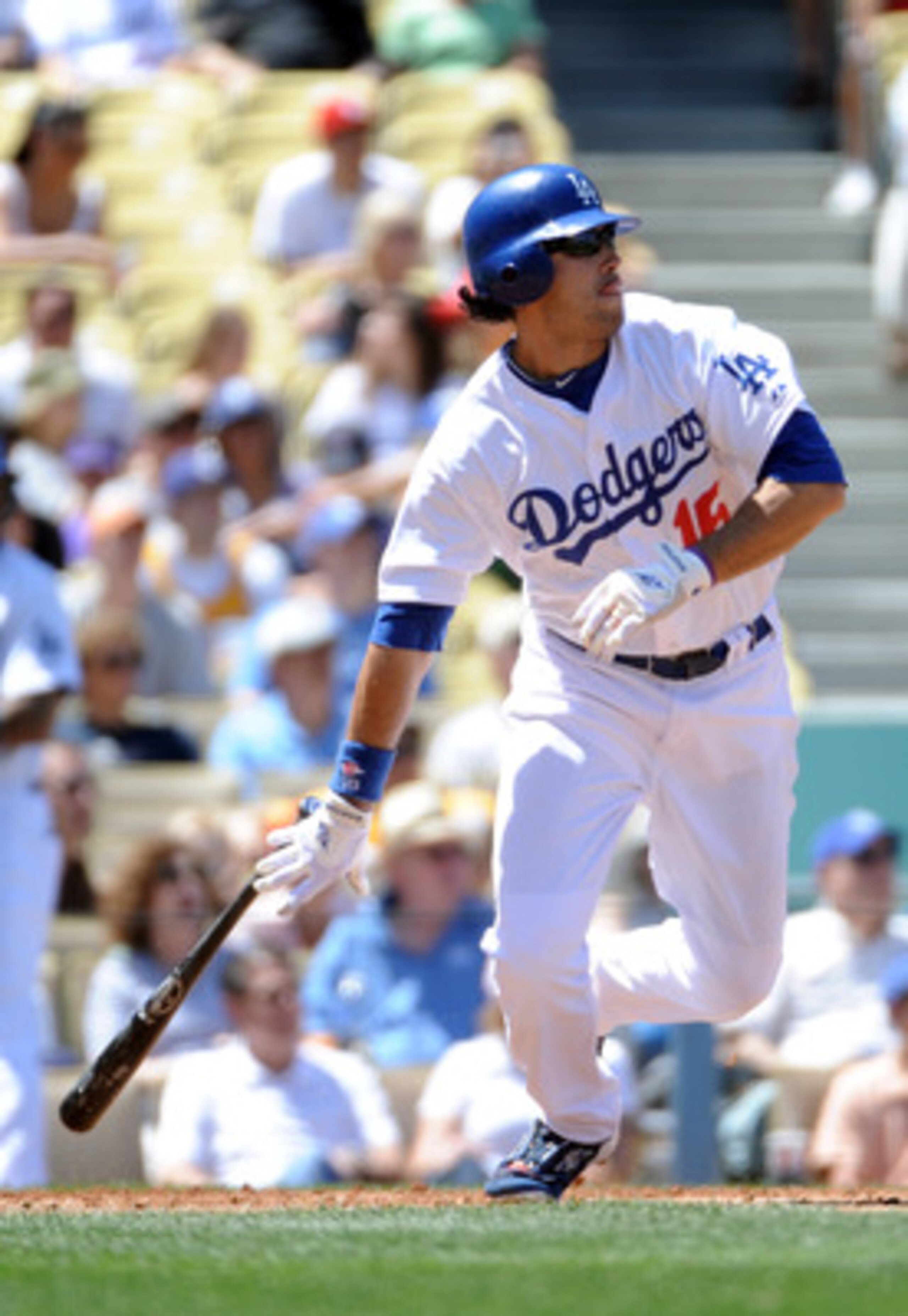 LOS ANGELES, CA - APRIL 17: Andre Ethier #16 of the Los Angeles Dodgers at bat against the St Louis Cardinals at Dodger Stadium on April 17, 2011 in Los Angeles, California. (Photo by Harry How/Getty Images) LOS ANGELES, CA - APRIL 17: Andre Ethier #16 of the Los Angeles Dodgers at bat against the St Louis Cardinals at Dodger Stadium on April 17, 2011 in Los Angeles, California. (Photo by Harry How/Getty Images)