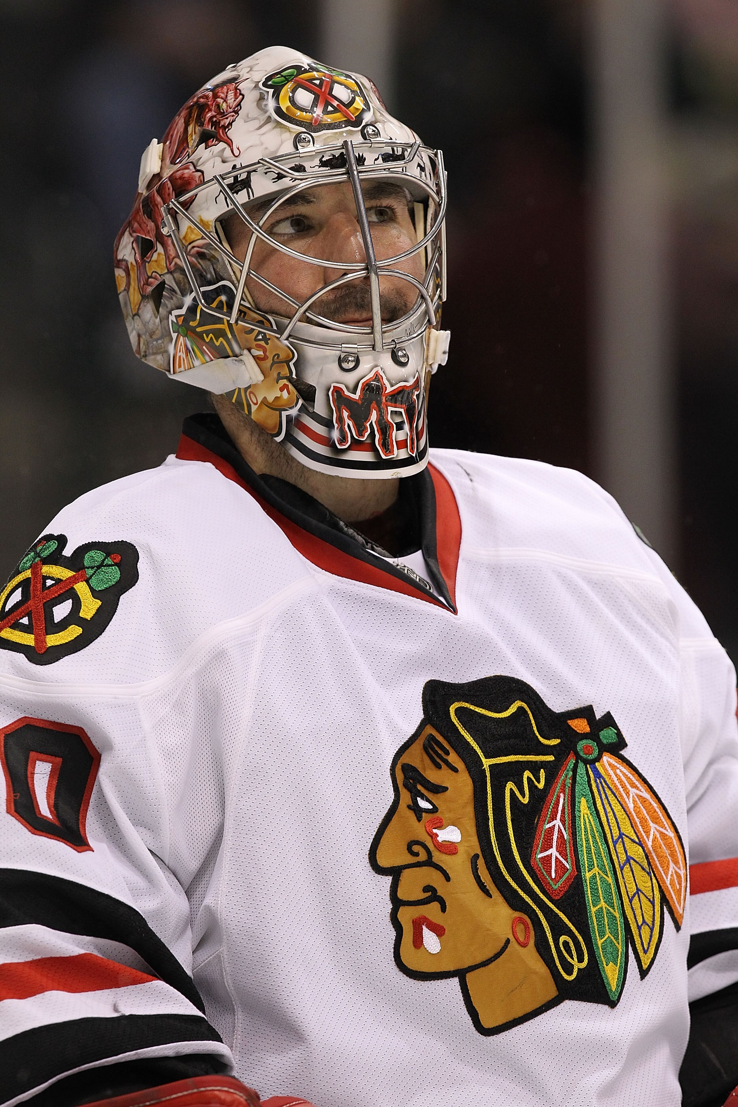 DALLAS, TX - FEBRUARY 11: Goaltender Marty Turco #30 of the Chicago Blackhawks in goal against the Dallas Stas at American Airlines Center on February 11, 2011 in Dallas, Texas. (Photo by Ronald Martinez/Getty Images) DALLAS, TX - FEBRUARY 11: Goaltender Marty Turco #30 of the Chicago Blackhawks in goal against the Dallas Stas at American Airlines Center on February 11, 2011 in Dallas, Texas. (Photo by Ronald Martinez/Getty Images)