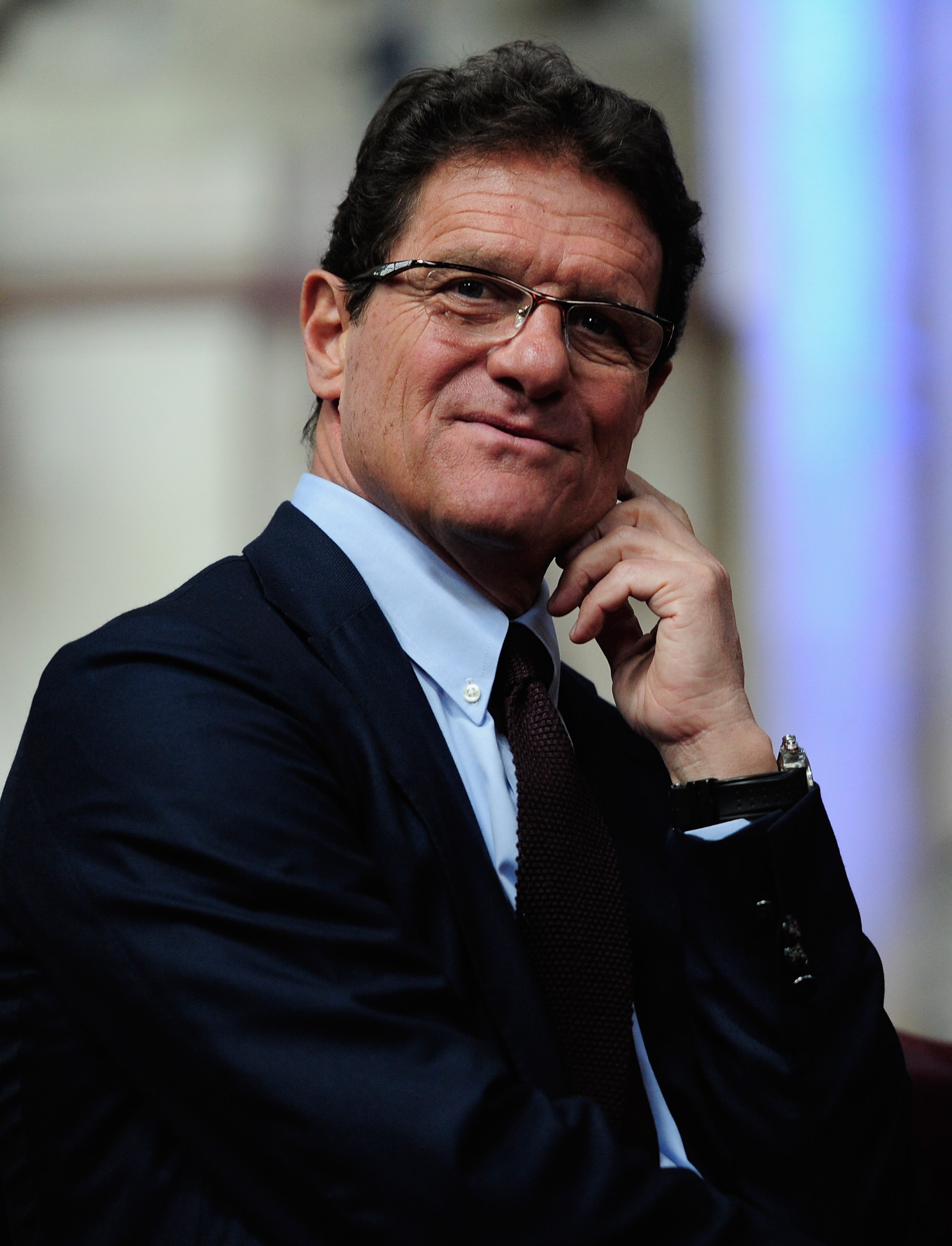 LONDON, ENGLAND - APRIL 20: England Manager Fabio Capello attends the hand over of the UEFA Champions League Trophy at the Guildhall on April 20, 2011 in London, England. (Photo by Jamie McDonald/Getty Images) LONDON, ENGLAND - APRIL 20: England Manager Fabio Capello attends the hand over of the UEFA Champions League Trophy at the Guildhall on April 20, 2011 in London, England. (Photo by Jamie McDonald/Getty Images)