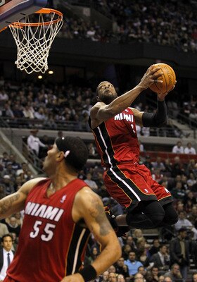 AUBURN HILLS, MI - MARCH 23: Dwyane Wade #3 of the Miami Heat gets in for a dunk while playing the Detroit Pistons at The Palace of Auburn Hills on March 23, 2011 in Auburn Hills, Michigan. NOTE TO USER: User expressly acknowledges and agrees that, by dow