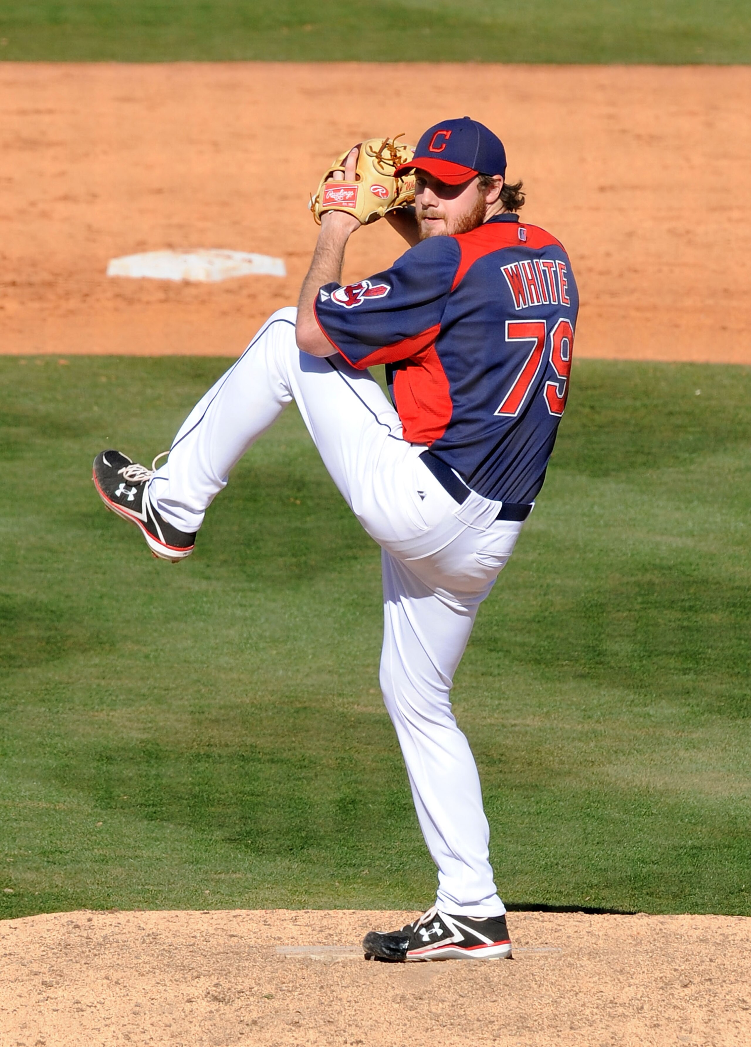 GOODYEAR, AZ - FEBRUARY 27: Alex White #79 of the Cleveland Indians gets ready to deliver a pitch against the Cincinnati Reds at Goodyear Ballpark on February 27, 2011 in Goodyear, Arizona. (Photo by Norm Hall/Getty Images) GOODYEAR, AZ - FEBRUARY 27: Alex White #79 of the Cleveland Indians gets ready to deliver a pitch against the Cincinnati Reds at Goodyear Ballpark on February 27, 2011 in Goodyear, Arizona. (Photo by Norm Hall/Getty Images)