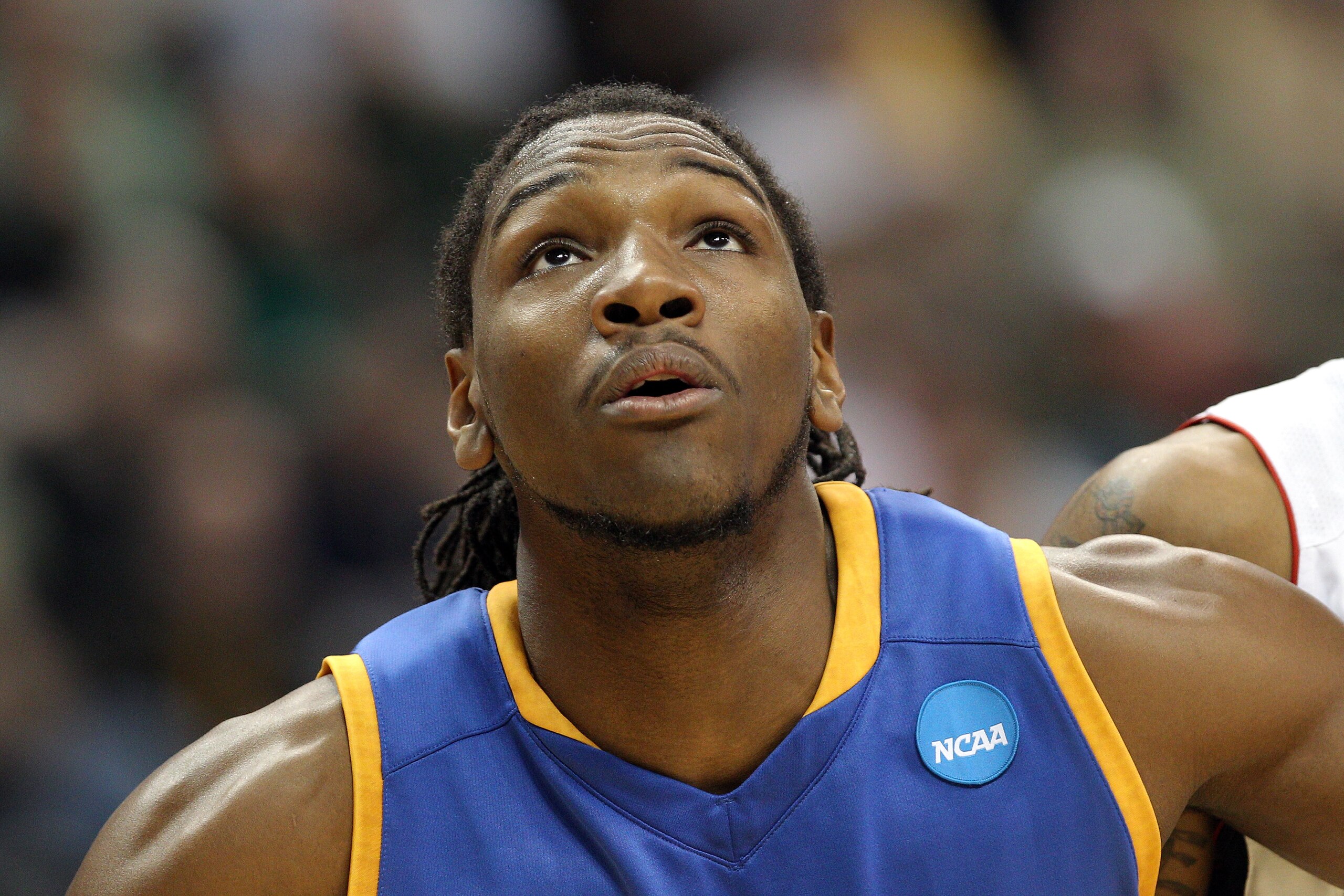 DENVER, CO - MARCH 17:  Kenneth Faried #35 of the Morehead State Eagles fights for position during the second round of the 2011 NCAA men's basketball tournament at Pepsi Center on March 17, 2011 in Denver, Colorado.  (Photo by Justin Edmonds/Getty Images)