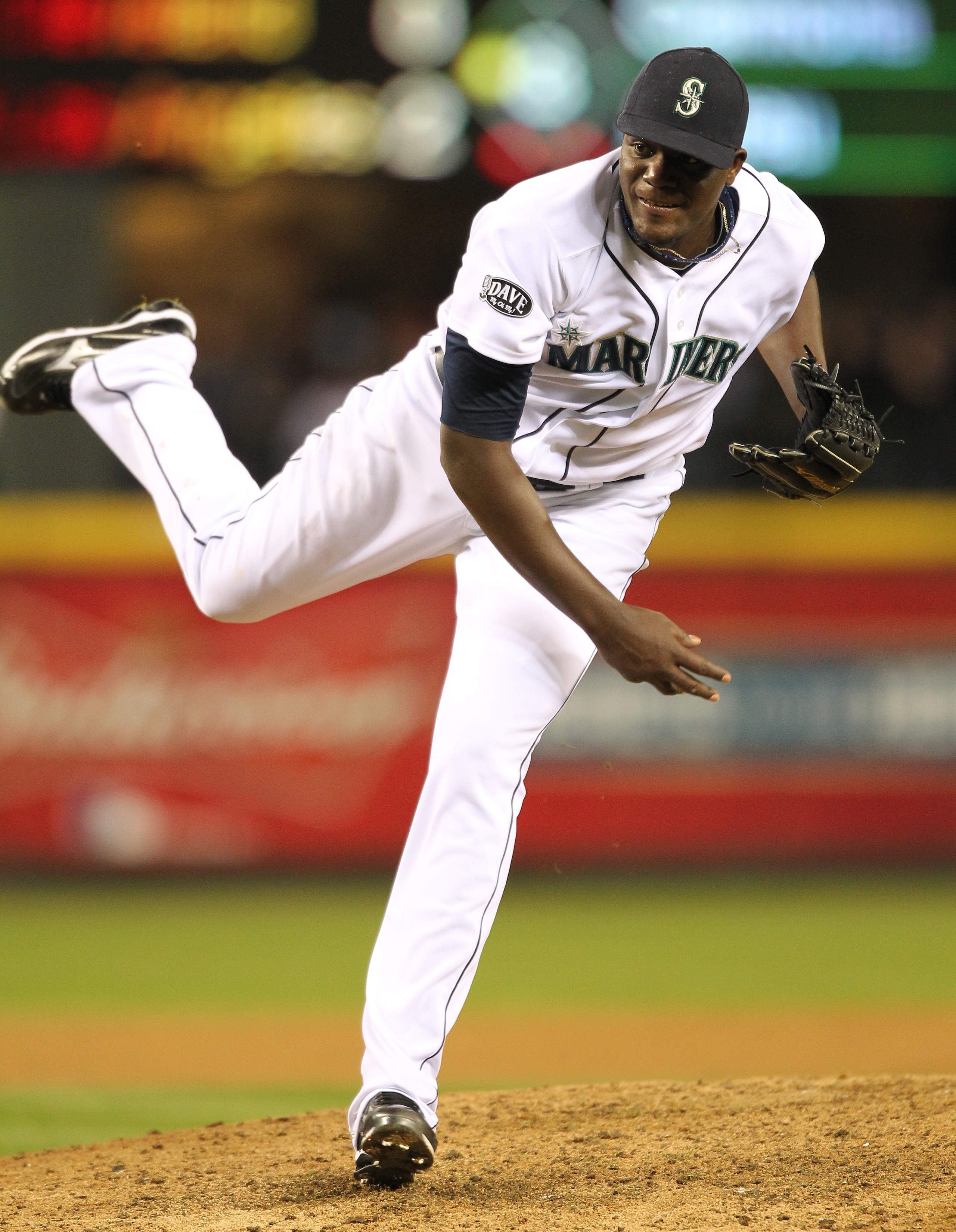 SEATTLE, WA - APRIL 12:  Starting pitcher Michael Pineda #36 of the Seattle Mariners follows through on a pitch against the Toronto Blue Jays at Safeco Field on April 12, 2011 in Seattle, Washington. (Photo by Otto Greule Jr/Getty Images)