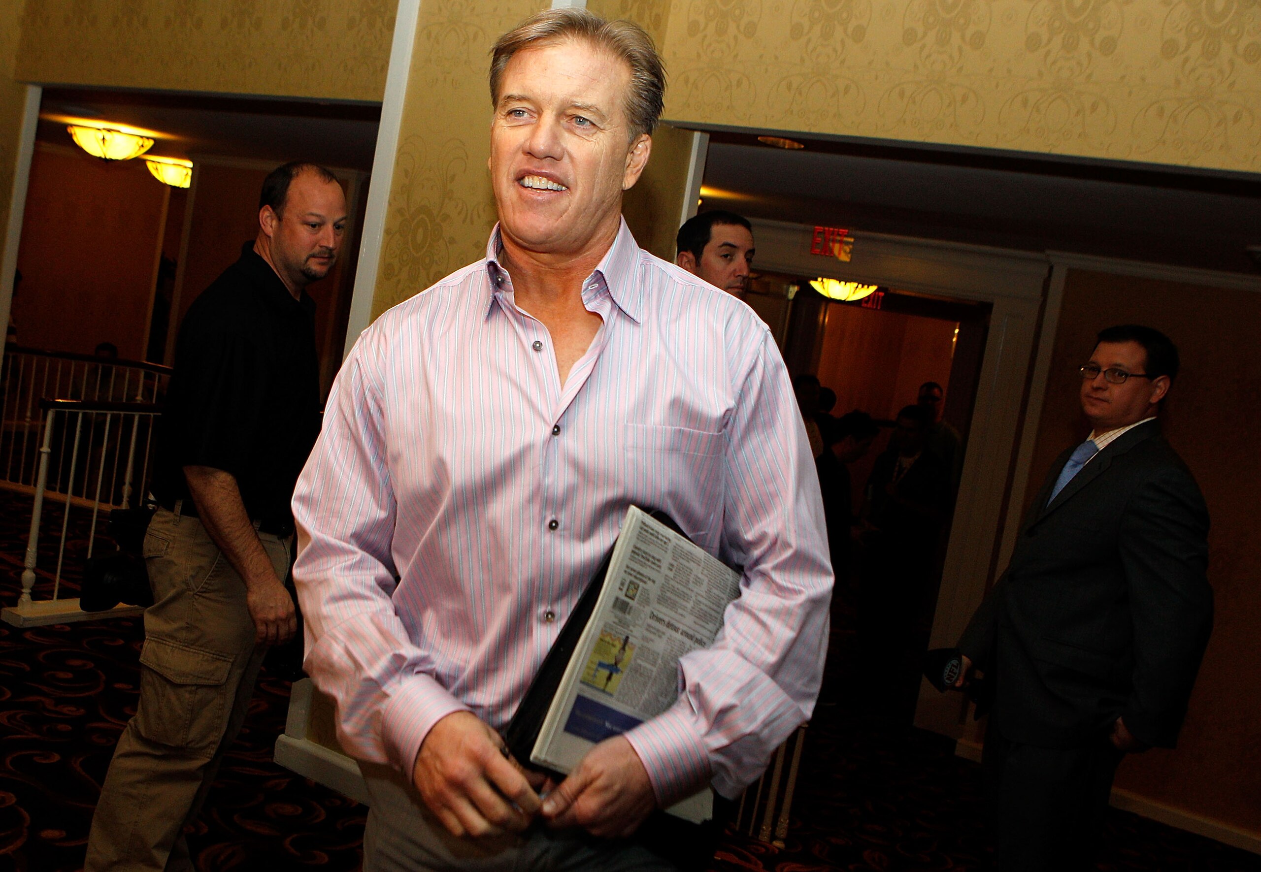 NEW ORLEANS, LA - MARCH 21:  Denver vice president of football operations John Elway attends the NFL Annual Meetings at the Roosevelt Hotel on March 21, 2011 in New Orleans, Louisiana. Despite a NFL owners imposed lockout in effect since March 12 the leag