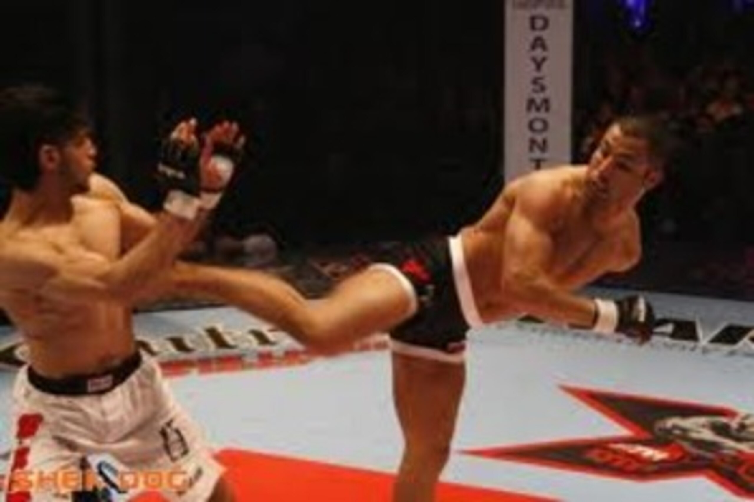 John Makdessi landing a side kick