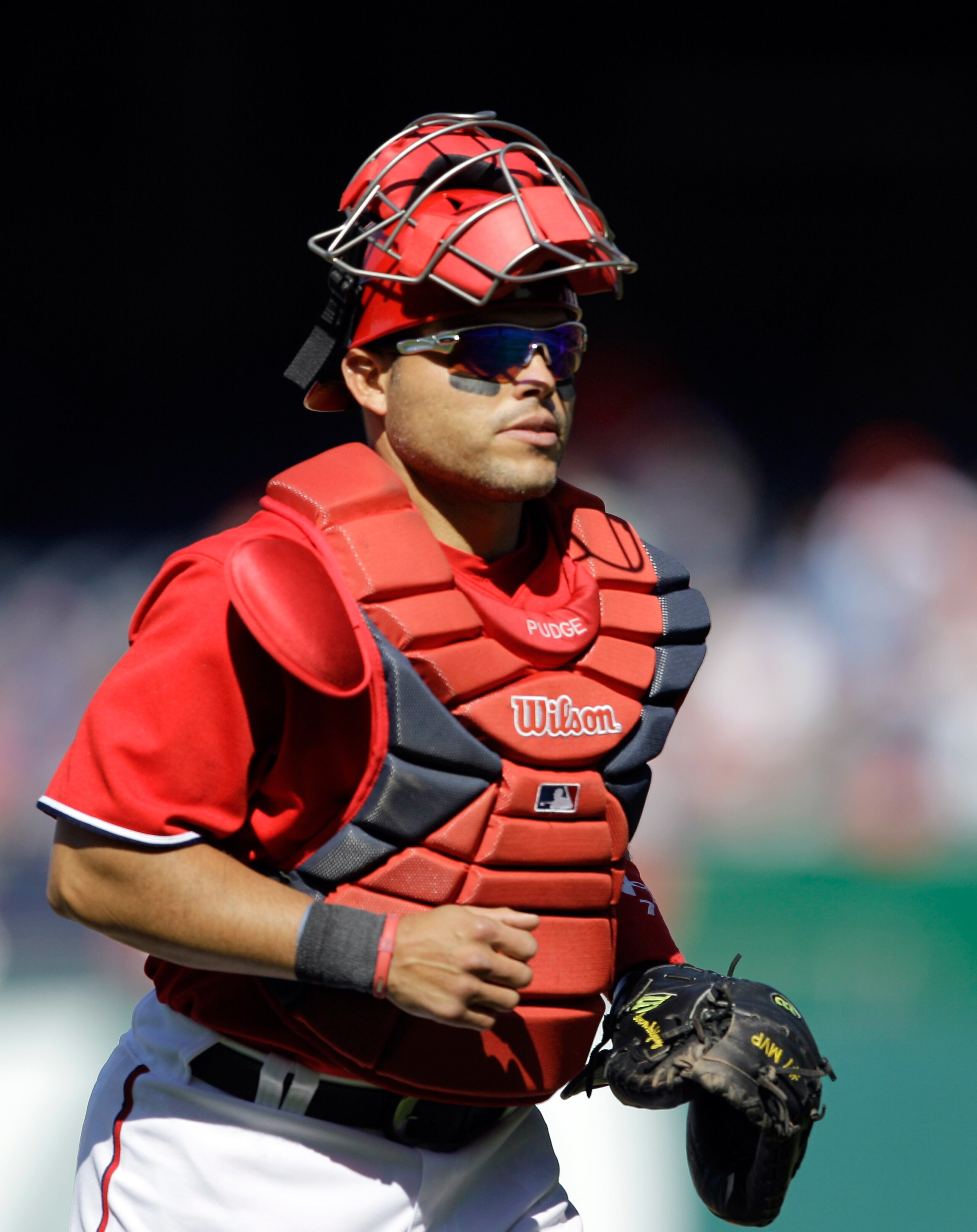 WASHINGTON, DC - APRIL 17: Catcher Ivan Rodriguez #7 of the Washington Nationals against the Milwaukee Brewers at Nationals Park on April 17, 2011 in Washington, DC. (Photo by Rob Carr/Getty Images) WASHINGTON, DC - APRIL 17: Catcher Ivan Rodriguez #7 of the Washington Nationals against the Milwaukee Brewers at Nationals Park on April 17, 2011 in Washington, DC. (Photo by Rob Carr/Getty Images)