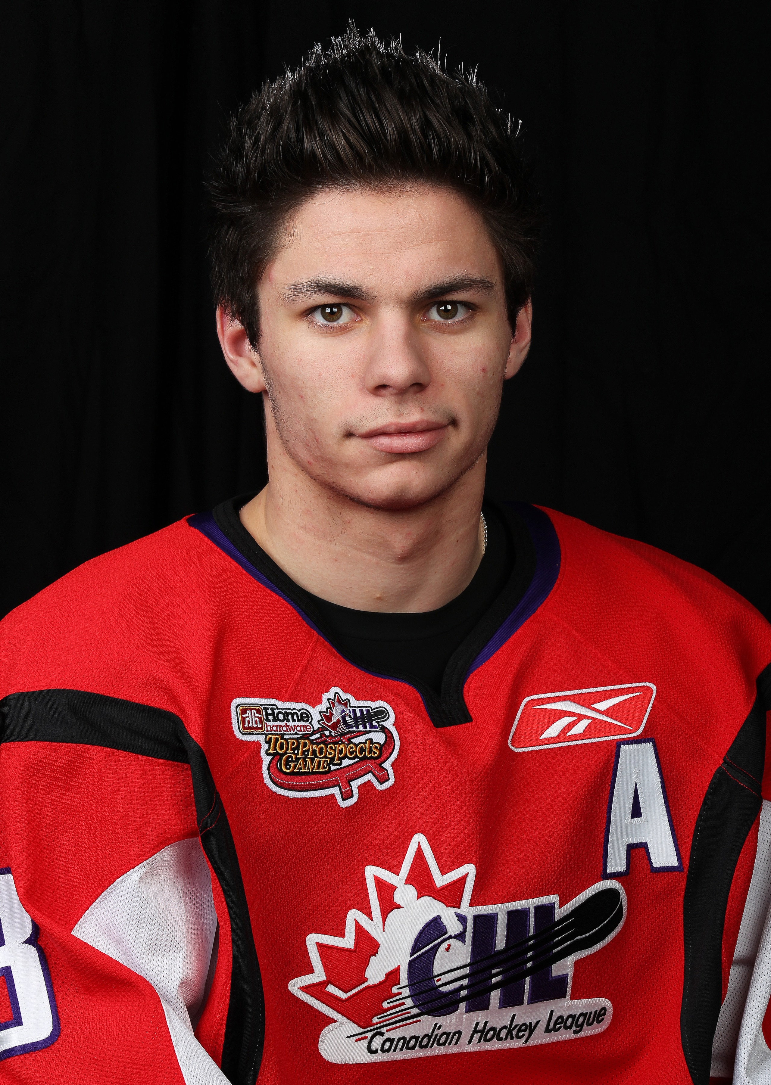 TORONTO, CAN - JANUARY 19:  Ty Rattie #8 of Team Cherry poses for a Head Shot prior to skating in the 2011 Home Hardware Top Prospects game on January 19, 2011 at the Air Canada Centre in Toronto, Canada. (Photo by Claus Andersen/Getty Images)