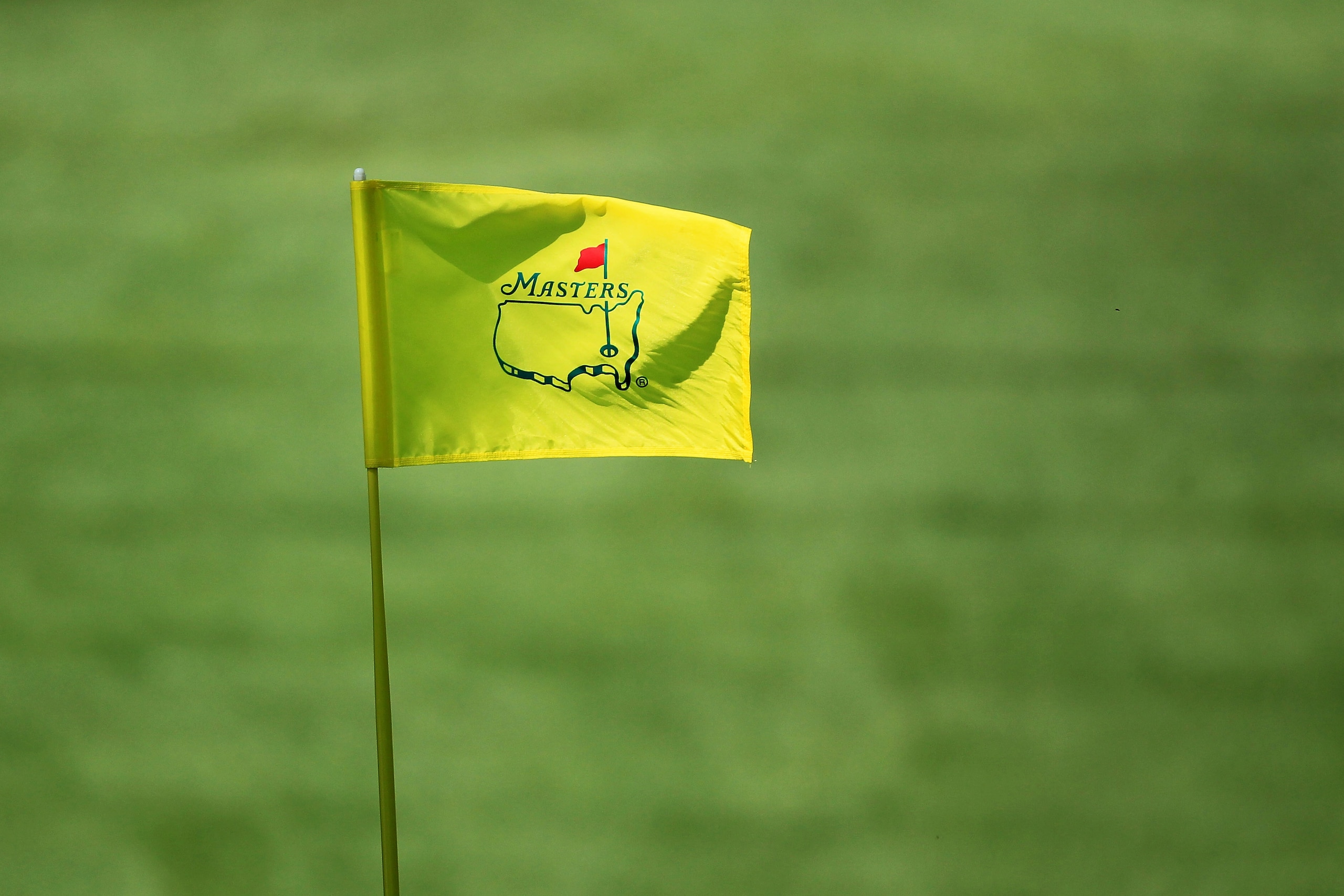 AUGUSTA, GA - APRIL 07: A Masters flagstick is seen during the first round of the 2011 Masters Tournament at Augusta National Golf Club on April 7, 2011 in Augusta, Georgia. (Photo by David Cannon/Getty Images) AUGUSTA, GA - APRIL 07: A Masters flagstick is seen during the first round of the 2011 Masters Tournament at Augusta National Golf Club on April 7, 2011 in Augusta, Georgia. (Photo by David Cannon/Getty Images)