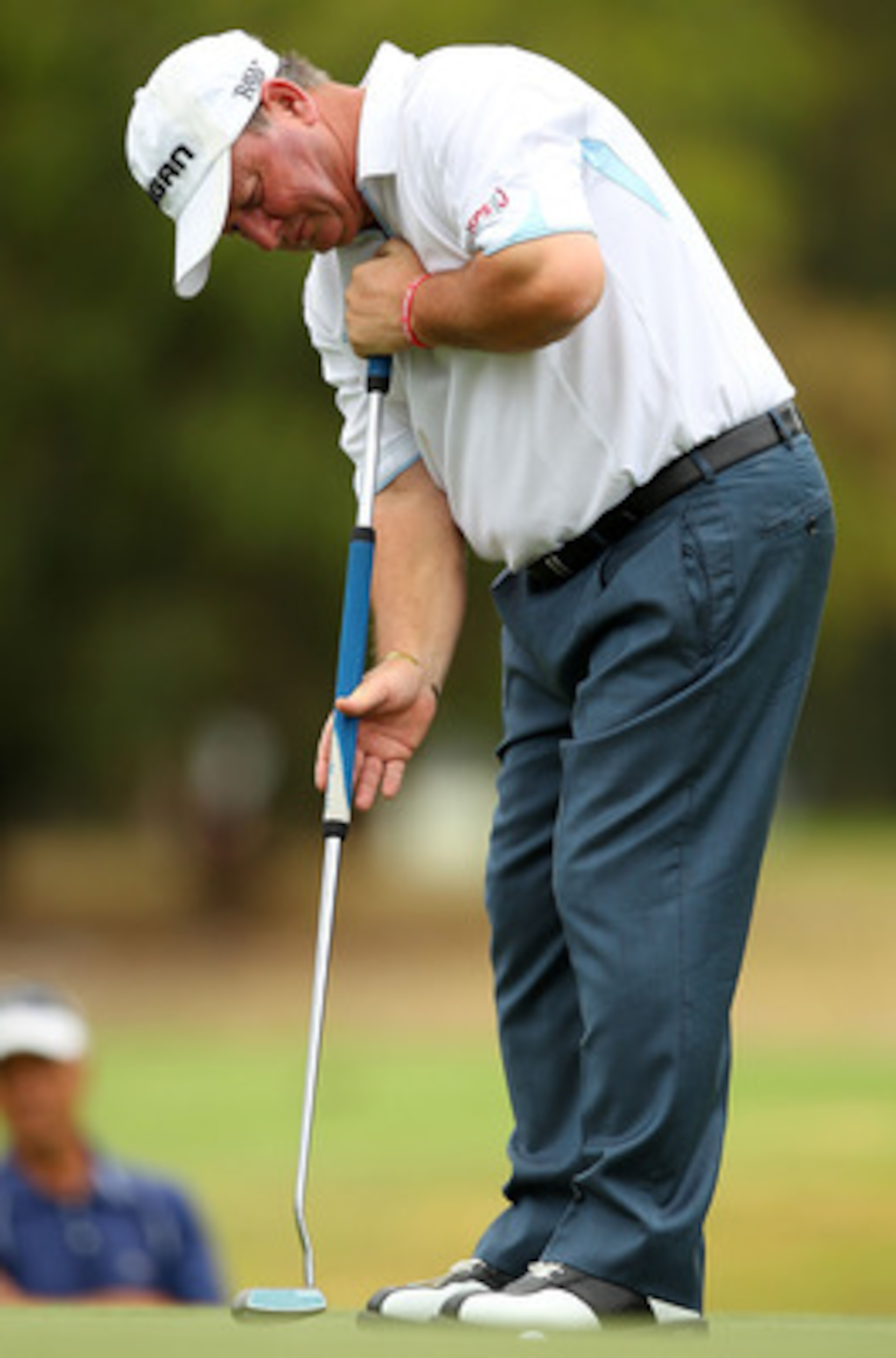 PERTH, AUSTRALIA - NOVEMBER 20:  Ian Woosnam of Wales putts on the 7th green during day two of the 2010 Australian Senior Open at Royal Perth Golf Club on November 20, 2010 in Perth, Australia.  (Photo by Paul Kane/Getty Images)