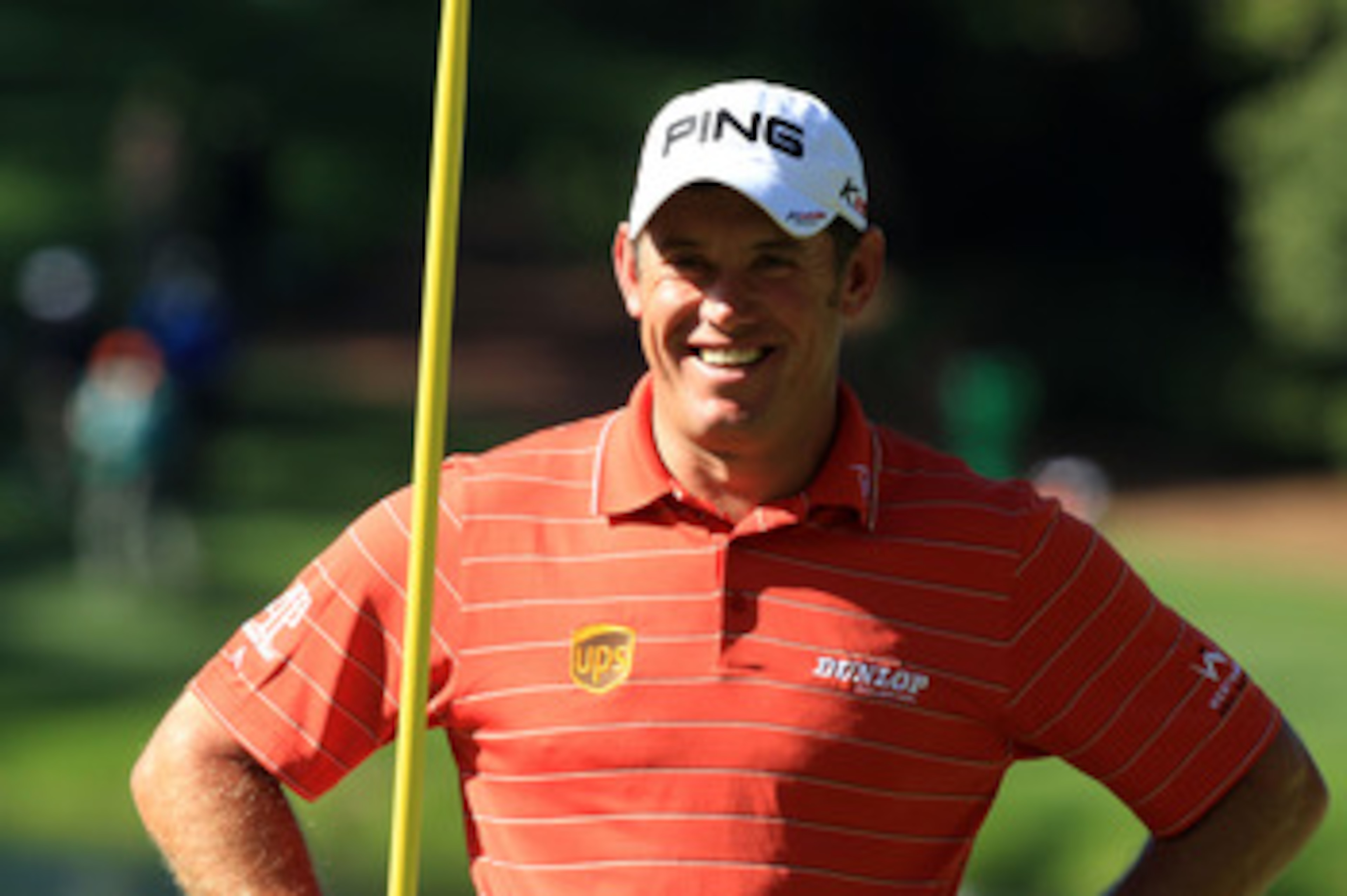 AUGUSTA, GA - APRIL 06: Lee Westwood of England smiles during the Par 3 Contest prior to the 2011 Masters Tournament at Augusta National Golf Club on April 6, 2011 in Augusta, Georgia. (Photo by David Cannon/Getty Images) AUGUSTA, GA - APRIL 06: Lee Westwood of England smiles during the Par 3 Contest prior to the 2011 Masters Tournament at Augusta National Golf Club on April 6, 2011 in Augusta, Georgia. (Photo by David Cannon/Getty Images)