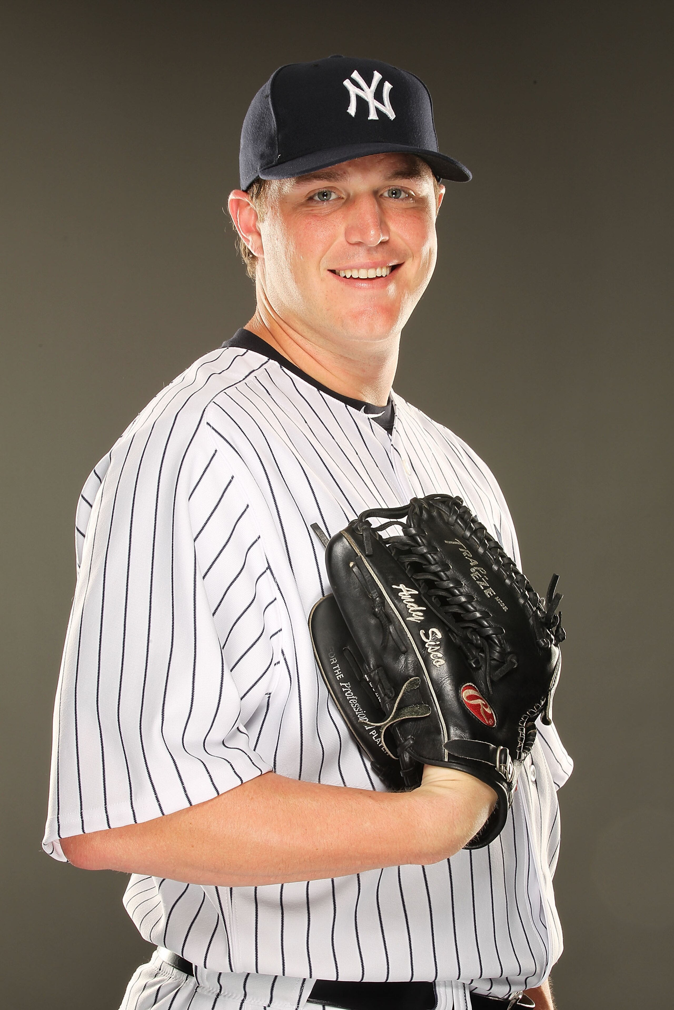 TAMPA, FL - FEBRUARY 23:  Andy Sisco #41 of the New York Yankees poses for a portrait on Photo Day at George M. Steinbrenner Field on February 23, 2011 in Tampa, Florida.  (Photo by Al Bello/Getty Images)