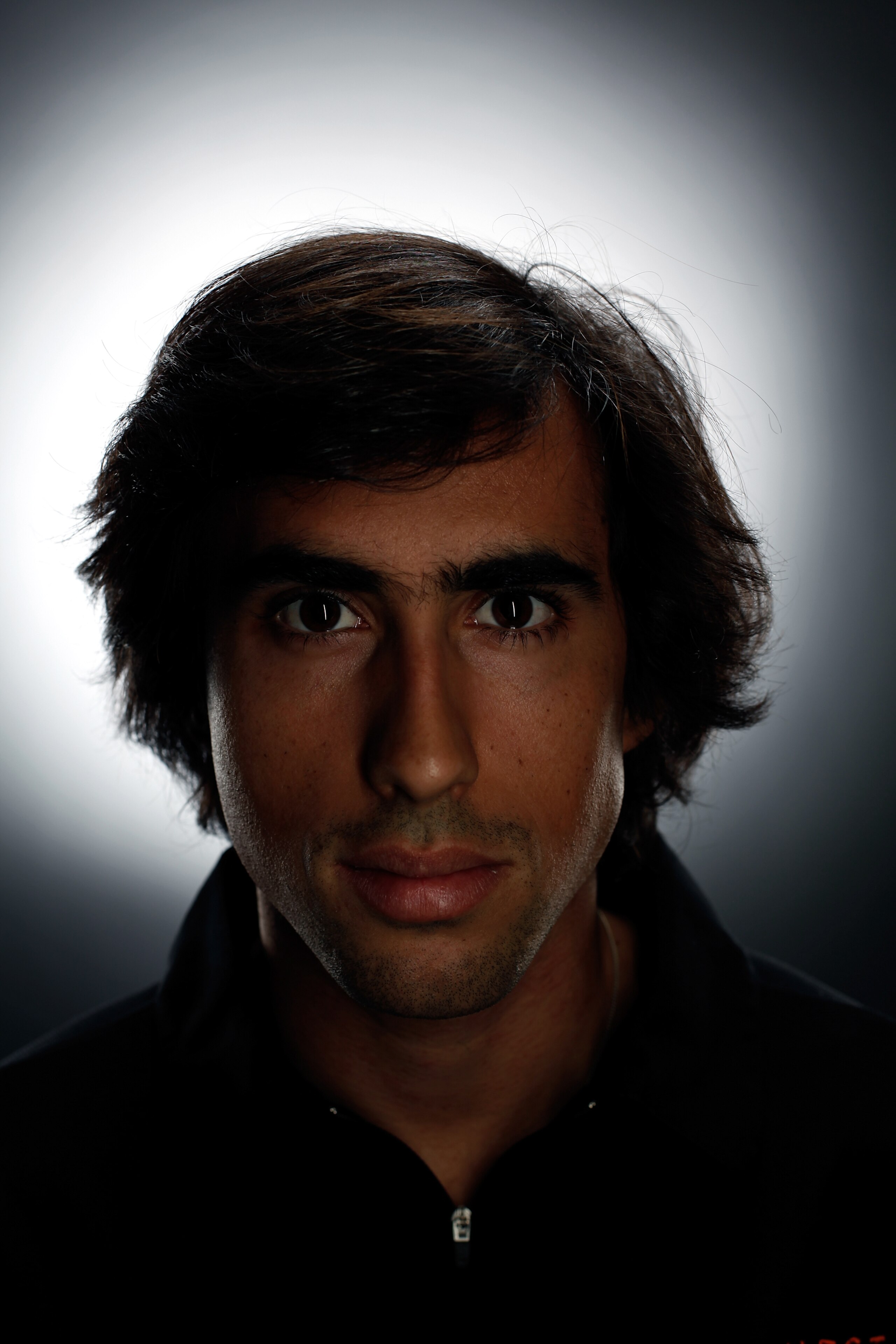 LEEDS, AL - FEBRUARY 23: (EDITORS NOTE: Image has been desaturated.) Mario Romancini driver of the #34 Conquest Racing Honda poses for a portrait during the IRL Indy Car Series Media Day at Barber Motorsports Park on February 23, 2009 in Leeds, Alabama. LEEDS, AL - FEBRUARY 23: (EDITORS NOTE: Image has been desaturated.) Mario Romancini driver of the #34 Conquest Racing Honda poses for a portrait during the IRL Indy Car Series Media Day at Barber Motorsports Park on February 23, 2009 in Leeds, Alabama.