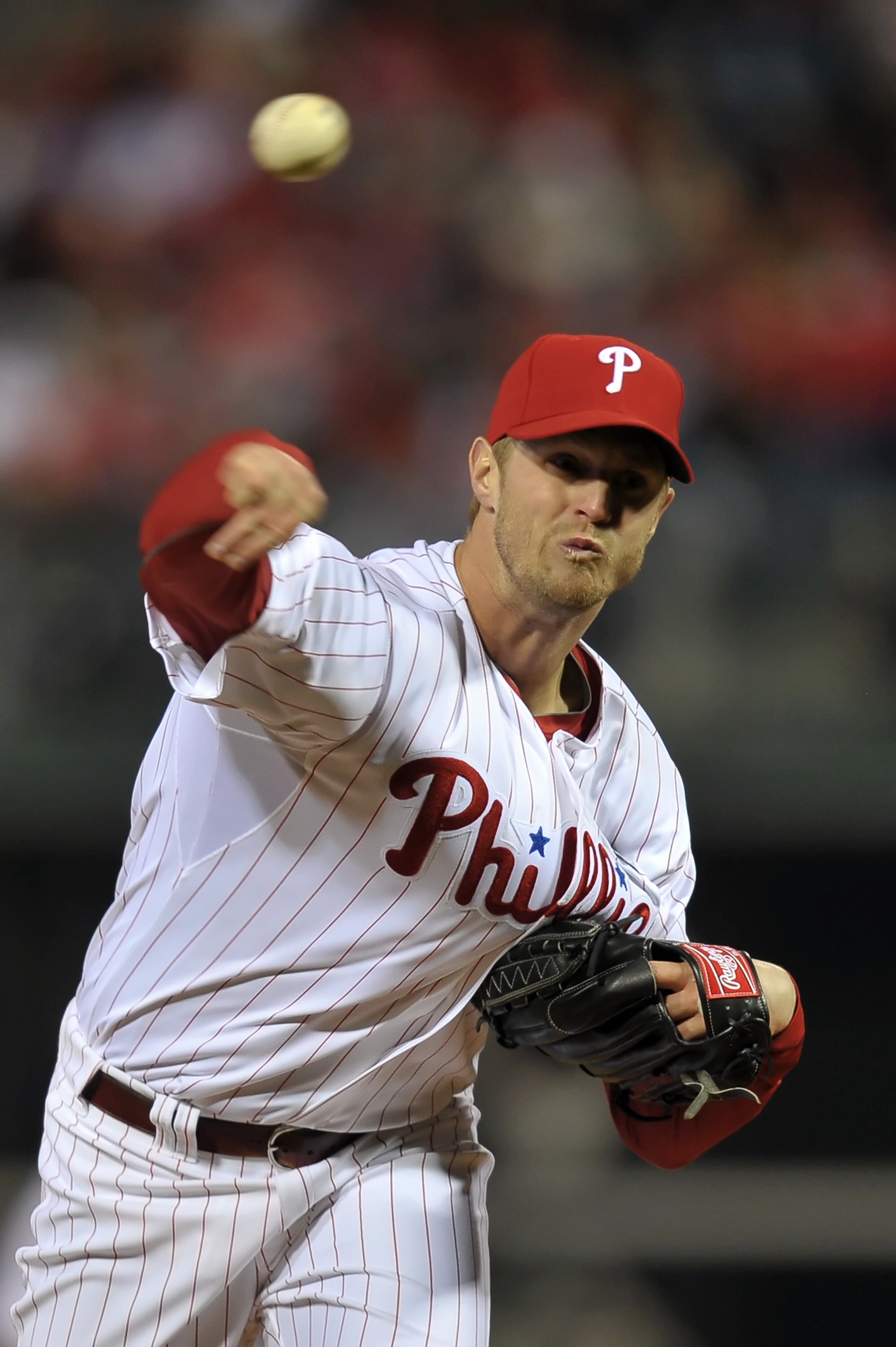 PHILADELPHIA, PA - APRIL 05: Kyle Kendrick #38 of the Philadelphia Phillies throws a pitch after relieving starting pitcher Cole Hamels #35 during the game against the New York Mets at Citizens Bank Park on April 5, 2011 in Philadelphia, Pennsylvania. The