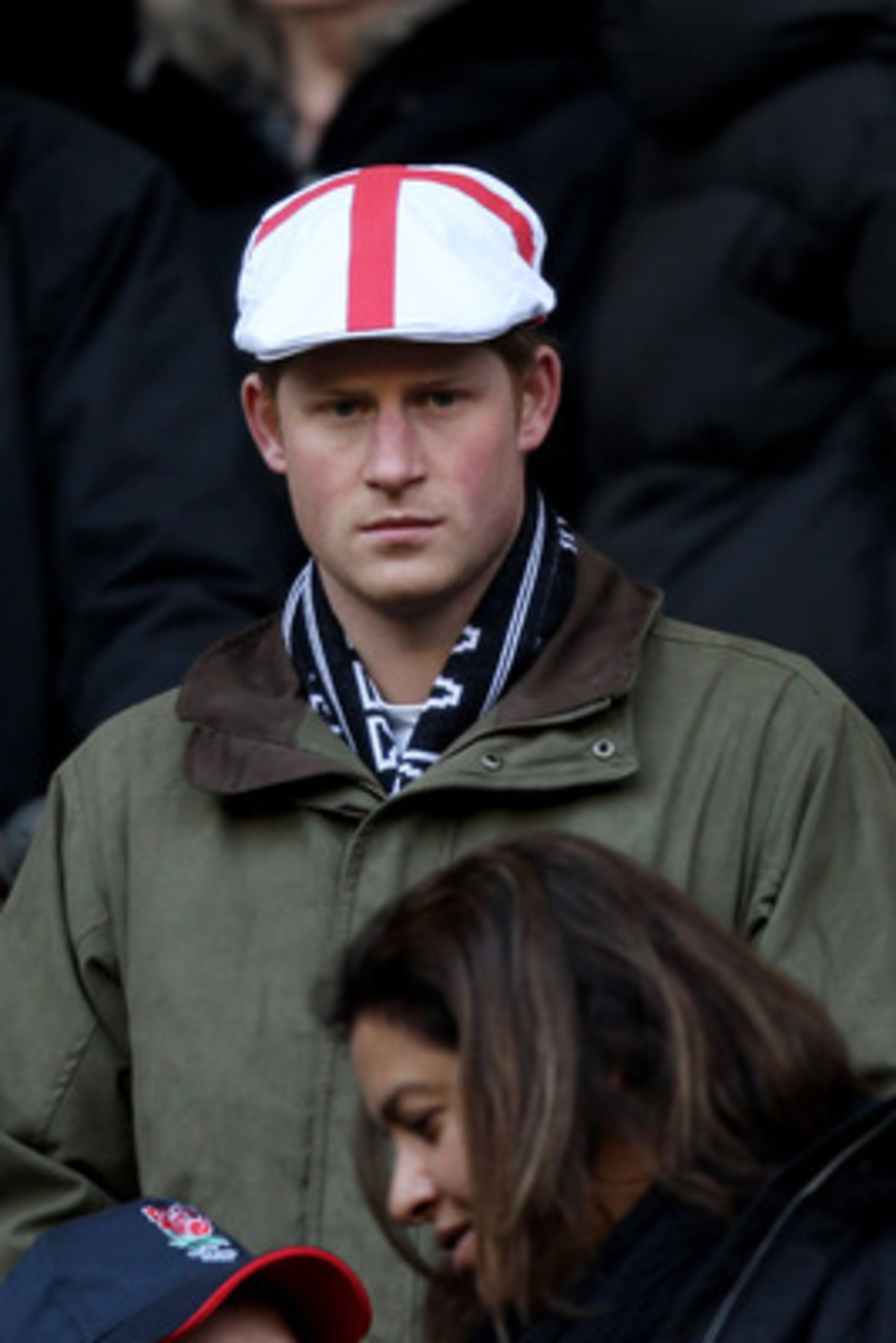 LONDON, ENGLAND - FEBRUARY 26: Prince Harry looks on prior to the RBS 6 Nations Championship match between England and France at Twickenham Stadium on February 26, 2011 in London, England. (Photo by David Rogers/Getty Images) LONDON, ENGLAND - FEBRUARY 26: Prince Harry looks on prior to the RBS 6 Nations Championship match between England and France at Twickenham Stadium on February 26, 2011 in London, England. (Photo by David Rogers/Getty Images)