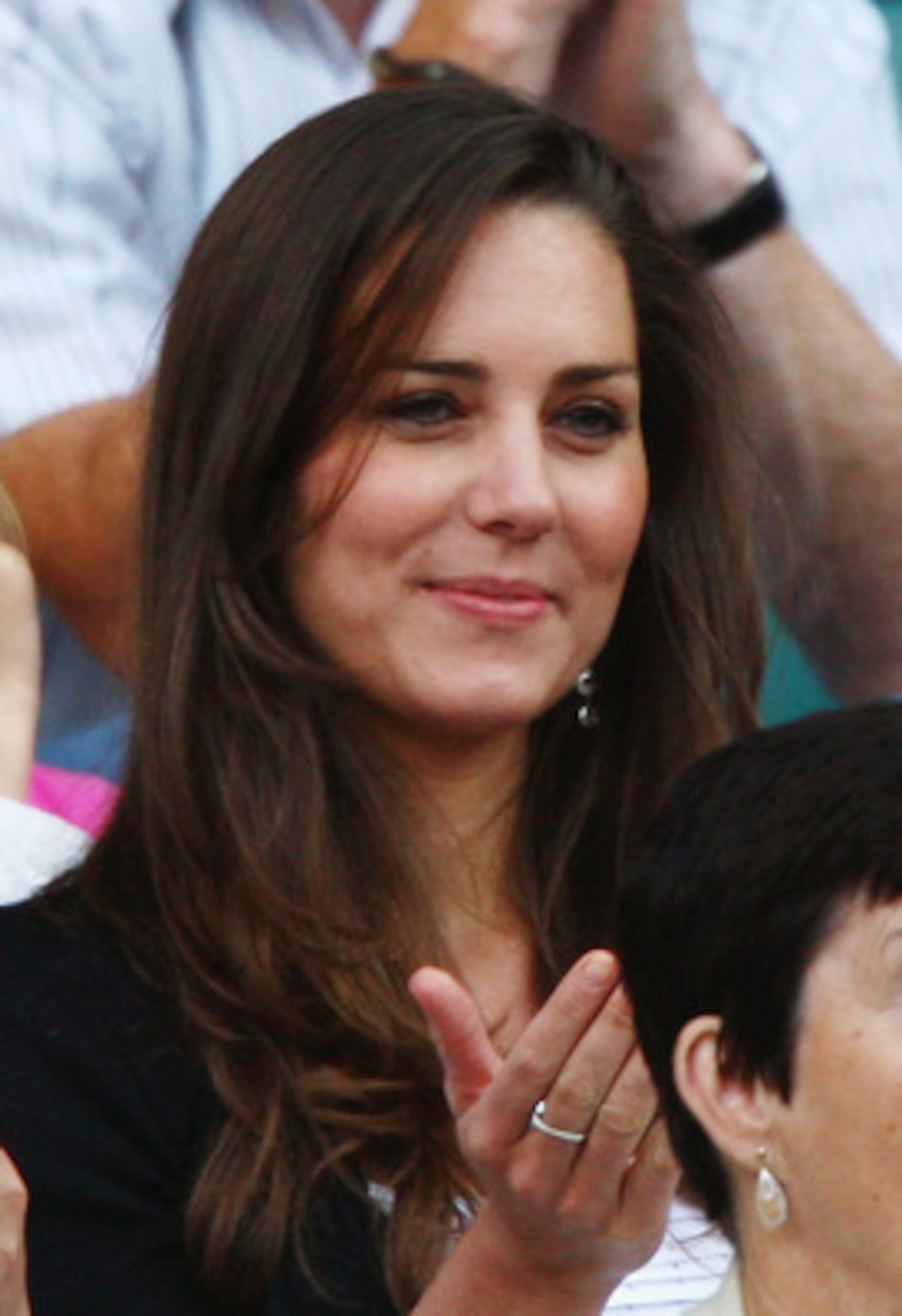 LONDON - JUNE 28: Prince William's girlfriend Kate Middleton attends day six of the Wimbledon Lawn Tennis Championships at the All England Lawn Tennis and Croquet Club on June 28, 2008 in London, England. (Photo by Ryan Pierse/Getty Images) LONDON - JUNE 28: Prince William's girlfriend Kate Middleton attends day six of the Wimbledon Lawn Tennis Championships at the All England Lawn Tennis and Croquet Club on June 28, 2008 in London, England. (Photo by Ryan Pierse/Getty Images)