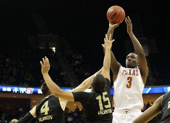 TULSA, OK - MARCH 18:  Jordan Hamilton #3 of the Texas Longhorns takes a shot against the Oakland Golden Grizzlies during the second round of the 2011 NCAA men's basketball tournament at BOK Center on March 18, 2011 in Tulsa, Oklahoma.  (Photo by Ronald M