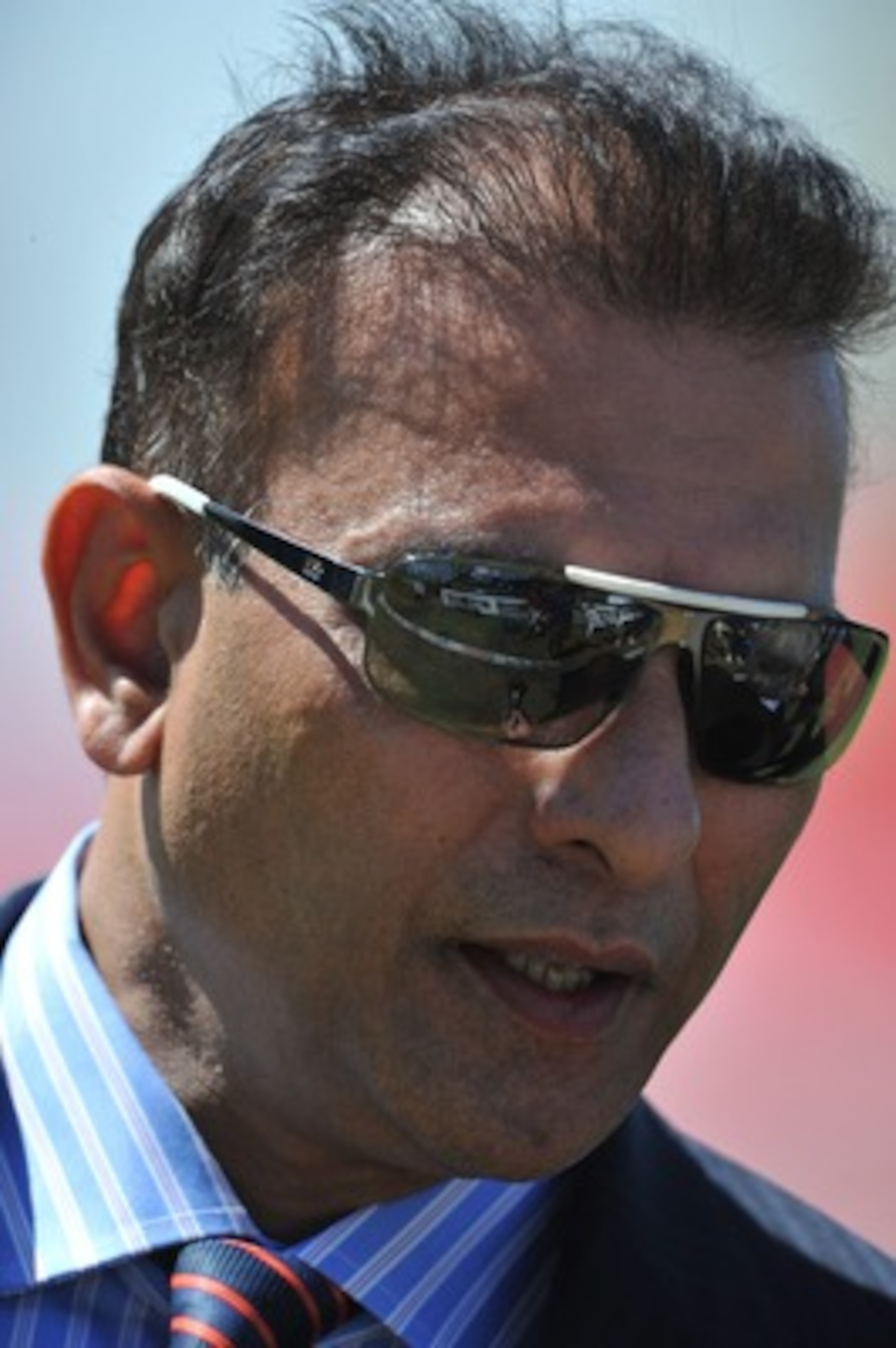CENTURION, SOUTH AFRICA - DECEMBER 20: Commentator Ravi Shastri during day 5 of the 1st Test match between South Africa and India at SuperSport Park on December 20, 2010 in Centurion, South Africa  (Photo by Duif du Toit/Gallo Images/Getty Images)