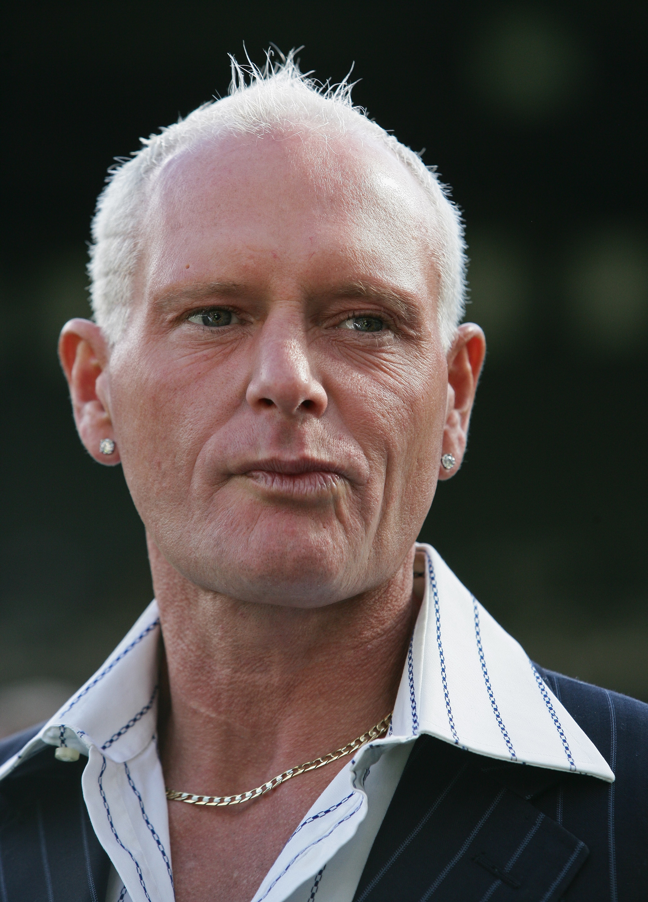 NEWCASTLE, UNITED KINGDOM - APRIL 04: Former Newcastle player Paul Gascoigne looks on prior to the Barclays Premier League match between Newcastle United and Chelsea at St James' Park on April 4, 2009 in Newcastle, England. (Photo by Laurence Griffiths/ NEWCASTLE, UNITED KINGDOM - APRIL 04: Former Newcastle player Paul Gascoigne looks on prior to the Barclays Premier League match between Newcastle United and Chelsea at St James' Park on April 4, 2009 in Newcastle, England. (Photo by Laurence Griffiths/