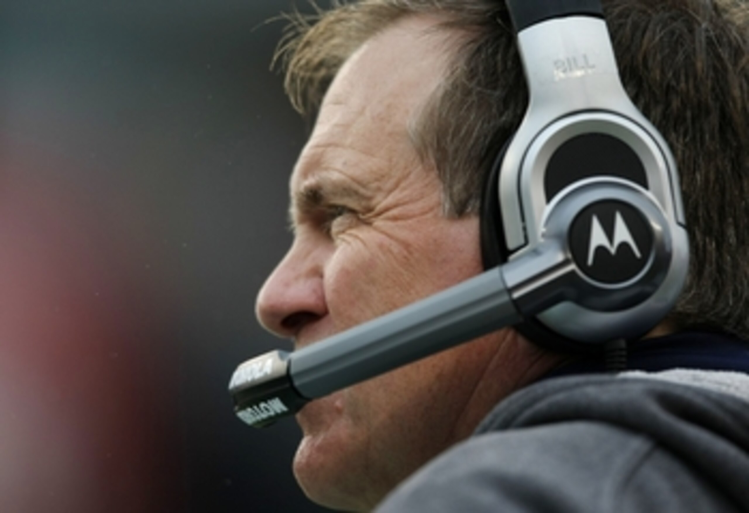 FOXBORO, MA - SEPTEMBER 27:  Head coach Bill Belichick of the New England Patriots looks on from the sideline during the second quarter of the game against the Atlanta Falcons at Gillette Stadium on September 27, 2009 in Foxboro, Massachusetts.  (Photo by