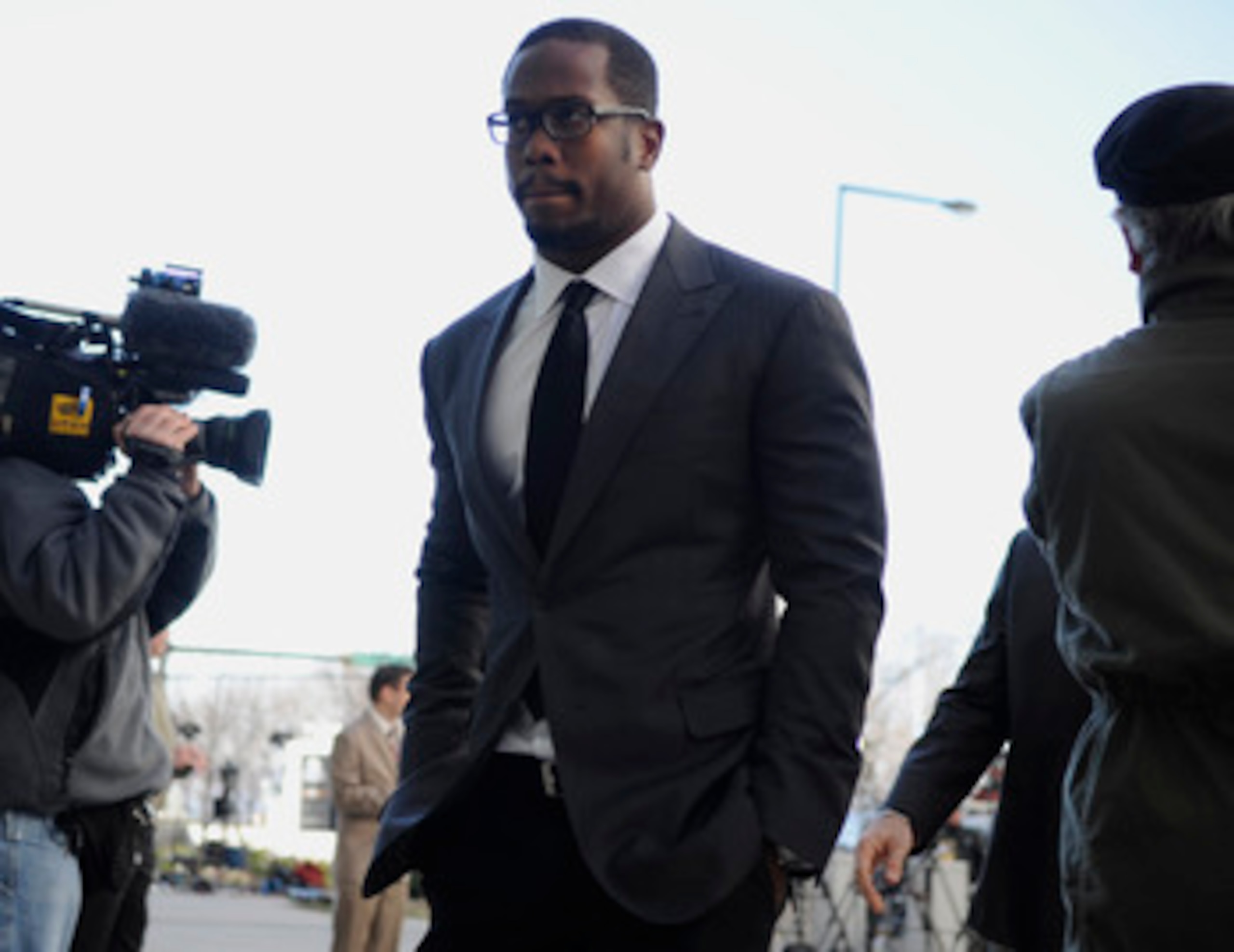 SAINT PAUL, MN - APRIL 6: Linebacker Von Miller of Texas A&M, who is entered in this year's NFL draft, arrives for a hearing at the U.S. Courthouse on April 6, 2011 in Saint Paul, Minnesota. NFL players have filed an antitrust lawsuit against the NFL owne SAINT PAUL, MN - APRIL 6: Linebacker Von Miller of Texas A&M, who is entered in this year's NFL draft, arrives for a hearing at the U.S. Courthouse on April 6, 2011 in Saint Paul, Minnesota. NFL players have filed an antitrust lawsuit against the NFL owne