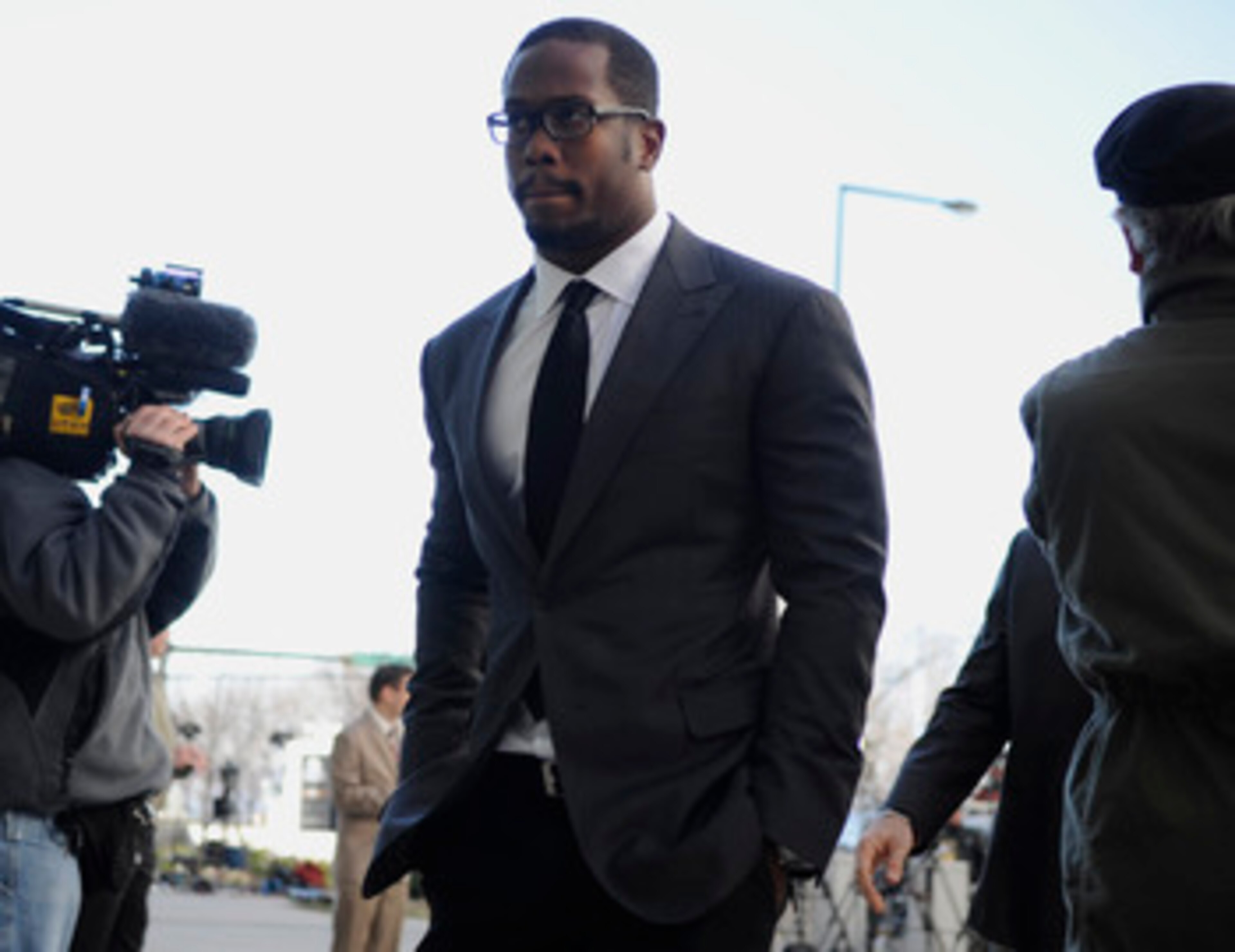SAINT PAUL, MN - APRIL 6: Linebacker Von Miller of Texas A&M, who is entered in this year's NFL draft, arrives for a hearing at the U.S. Courthouse on April 6, 2011 in Saint Paul, Minnesota. NFL players have filed an antitrust lawsuit against the NFL owne SAINT PAUL, MN - APRIL 6: Linebacker Von Miller of Texas A&M, who is entered in this year's NFL draft, arrives for a hearing at the U.S. Courthouse on April 6, 2011 in Saint Paul, Minnesota. NFL players have filed an antitrust lawsuit against the NFL owne