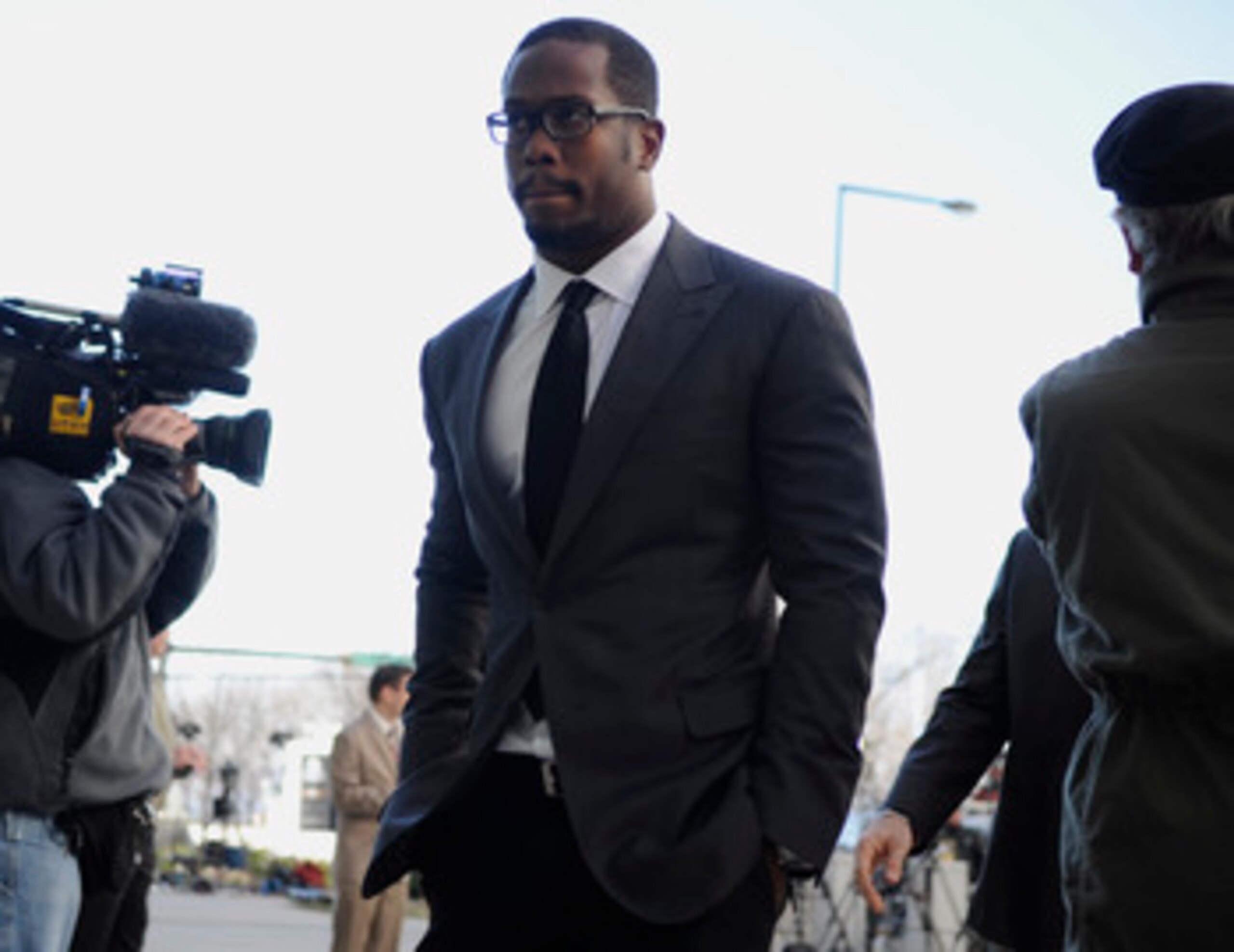 SAINT PAUL, MN - APRIL 6: Linebacker Von Miller of Texas A&M, who is entered in this year's NFL draft, arrives for a hearing at the U.S. Courthouse on April 6, 2011 in Saint Paul, Minnesota. NFL players have filed an antitrust lawsuit against the NFL owne SAINT PAUL, MN - APRIL 6: Linebacker Von Miller of Texas A&M, who is entered in this year's NFL draft, arrives for a hearing at the U.S. Courthouse on April 6, 2011 in Saint Paul, Minnesota. NFL players have filed an antitrust lawsuit against the NFL owne
