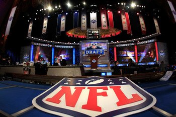 NEW YORK, NY - APRIL 28:  A general view of the draft stage during the 2011 NFL Draft at Radio City Music Hall on April 28, 2011 in New York City.  (Photo by Chris Trotman/Getty Images)