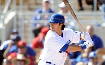PHOENIX, AZ - FEBRUARY 27:  Andre Ethier #16 of the Los Angeles Dodgers at bat during spring training at Camelback Ranch on February 27, 2011 in Phoenix, Arizona.  (Photo by Harry How/Getty Images)
