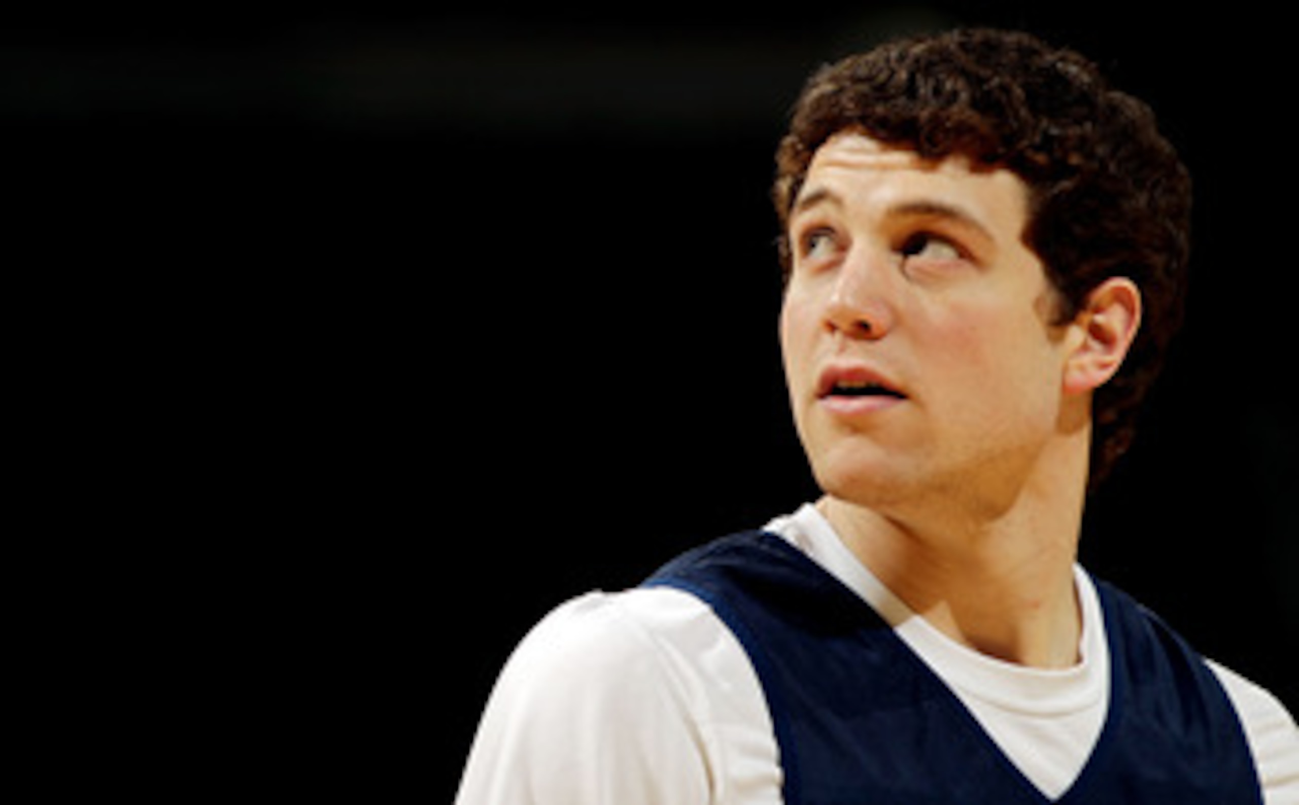 DENVER, CO - MARCH 16:  Jimmer Fredette #32 of the Brigham Young Cougars takes part in practice prior to their second round NCAA Men's Basketball Tournament game at the Pepsi Center on March 16, 2011 in Denver, Colorado.  (Photo by Doug Pensinger/Getty Im