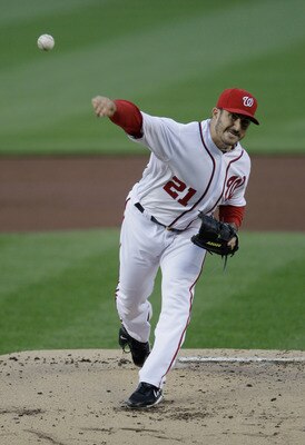 WASHINGTON, DC - APRIL 29:  Starting pitcher Jason Marquis #21 of the Washington Nationals delivers to a San Francisco Giants batter during the second inning  at Nationals Park on April 29, 2011 in Washington, DC.  (Photo by Rob Carr/Getty Images)