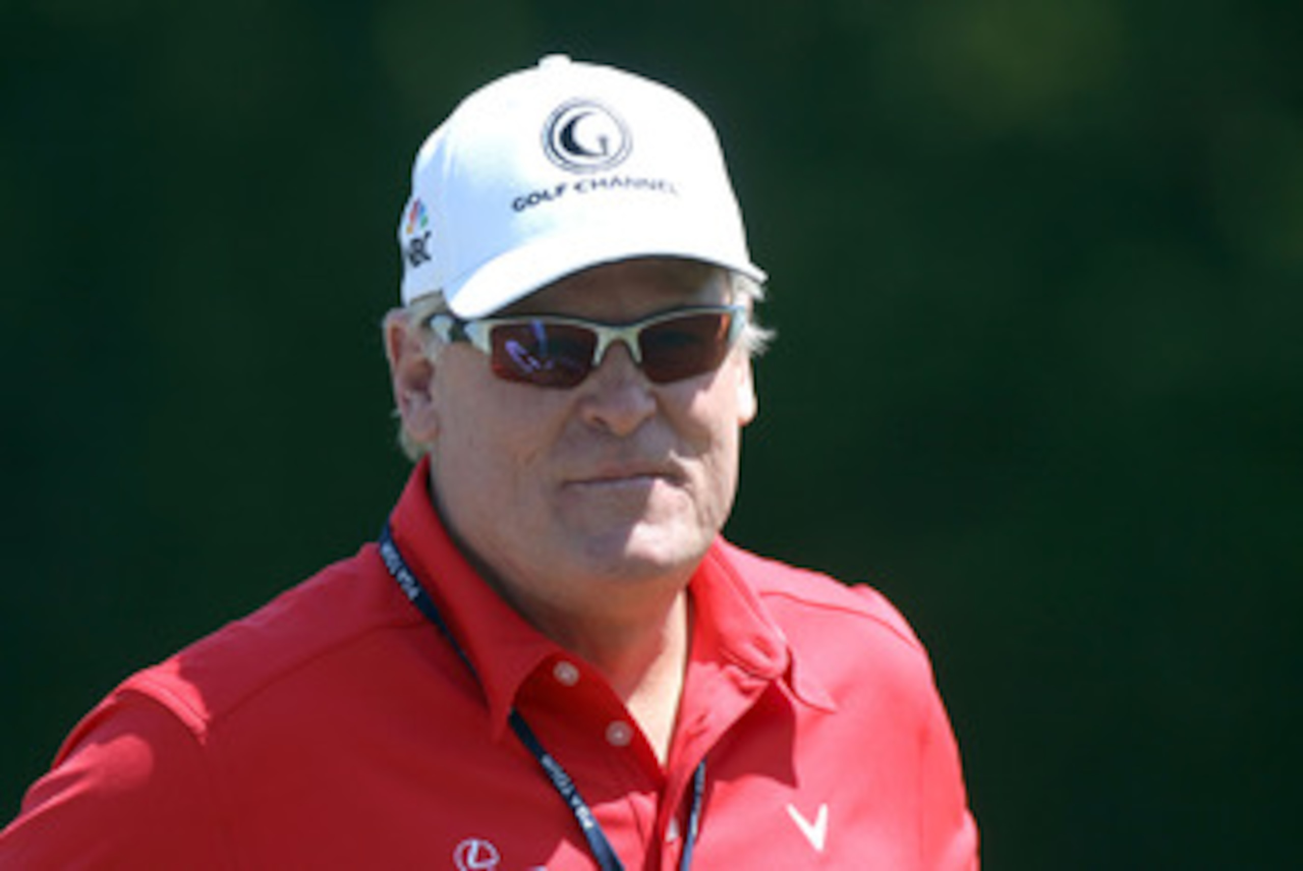 ORLANDO, FL - MARCH 26:  NBC golf analyst Johnny Miller watches the action during the third round of the Arnold Palmer Invitational presented by MasterCard at the Bay Hill Club and Lodge on March 26, 2011 in Orlando, Florida.  (Photo by Sam Greenwood/Gett