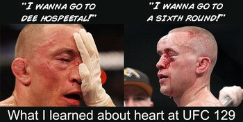 This awesome picture from MMA Mania's Jesse Holland