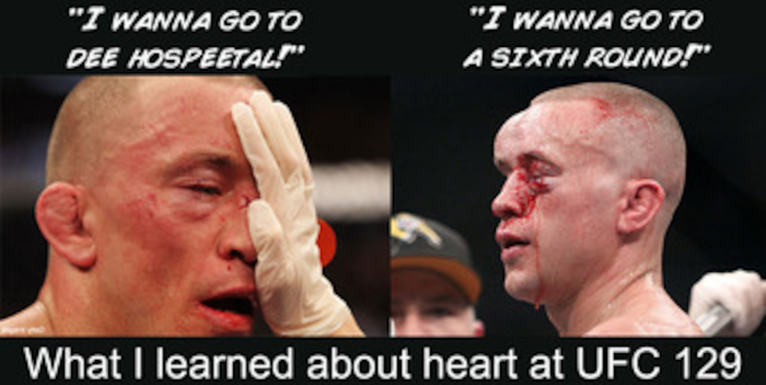 This awesome picture from MMA Mania's Jesse Holland
