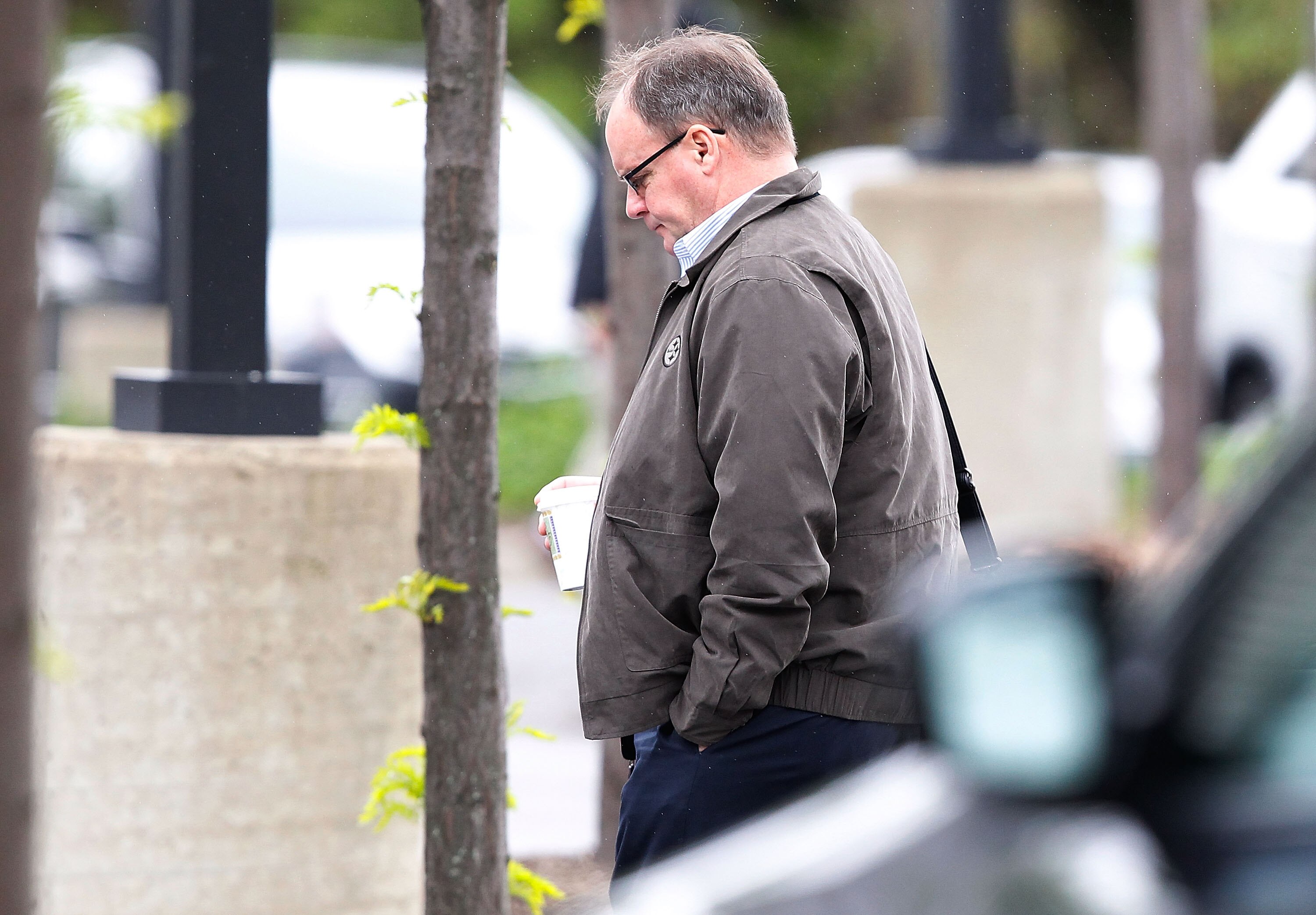 PITTSBURGH - APRIL 29:  A day after the owners request was denied by a judge and NFL lockout ended, Kevin Colbert, GM of the Pittsburgh Steelers, reports to the South Side training facility on April 29, 2011 in Pittsburgh, Pennsylvania.  (Photo by Jared W