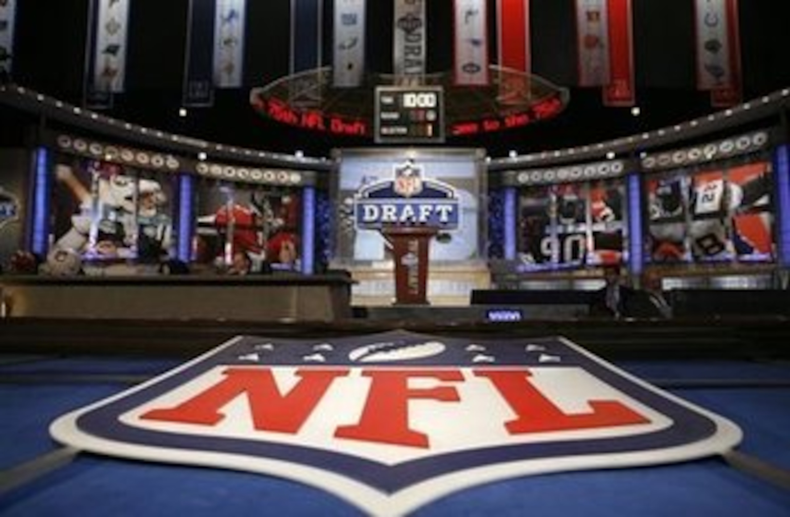 NFL Draft Headquarters at Radio City Music Hall in NYC